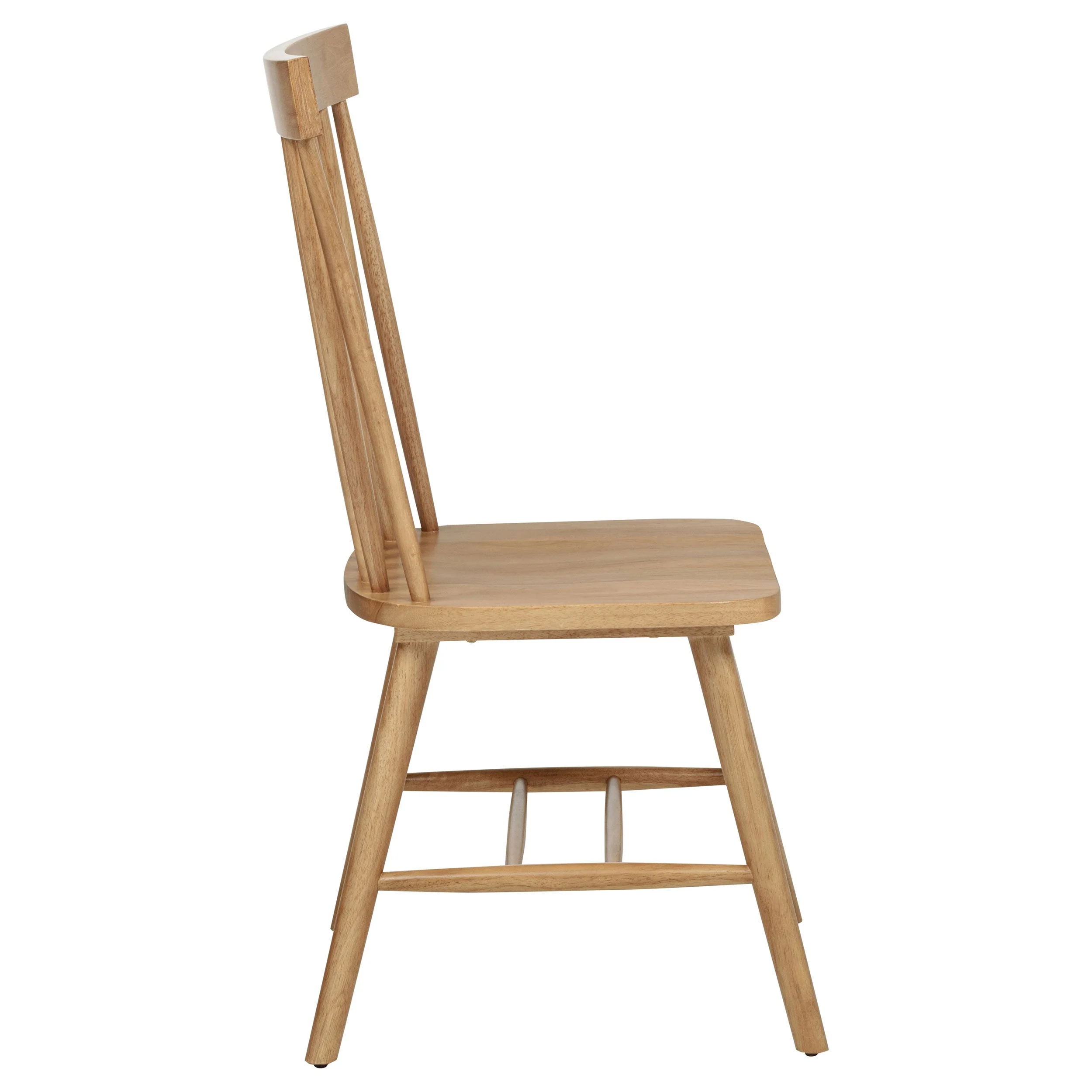 Andrews Light Ash Windsor Spindle Back Dining Side Chair (Set of 2) - Image 10