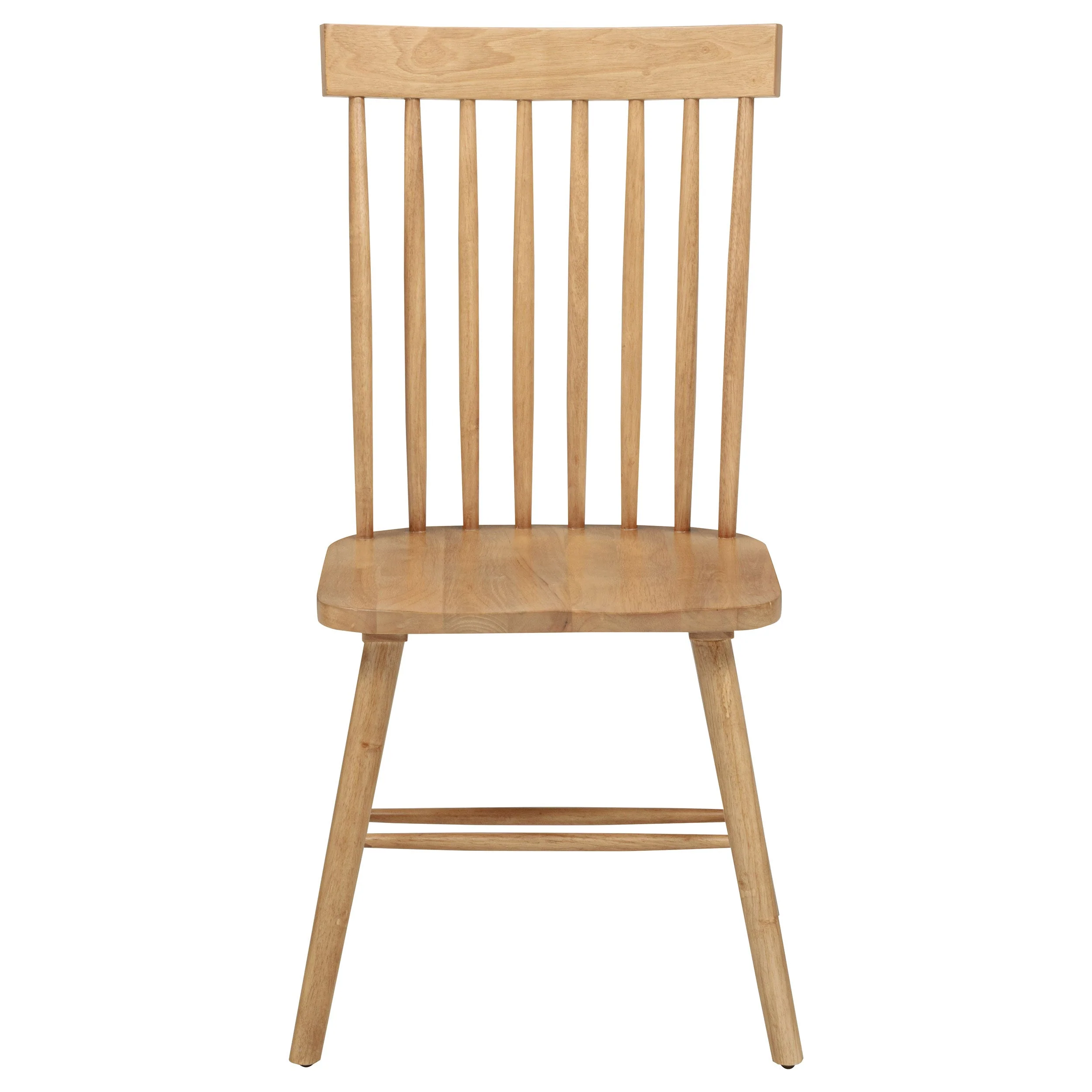 Andrews Light Ash Windsor Spindle Back Dining Side Chair (Set of 2) - Image 4