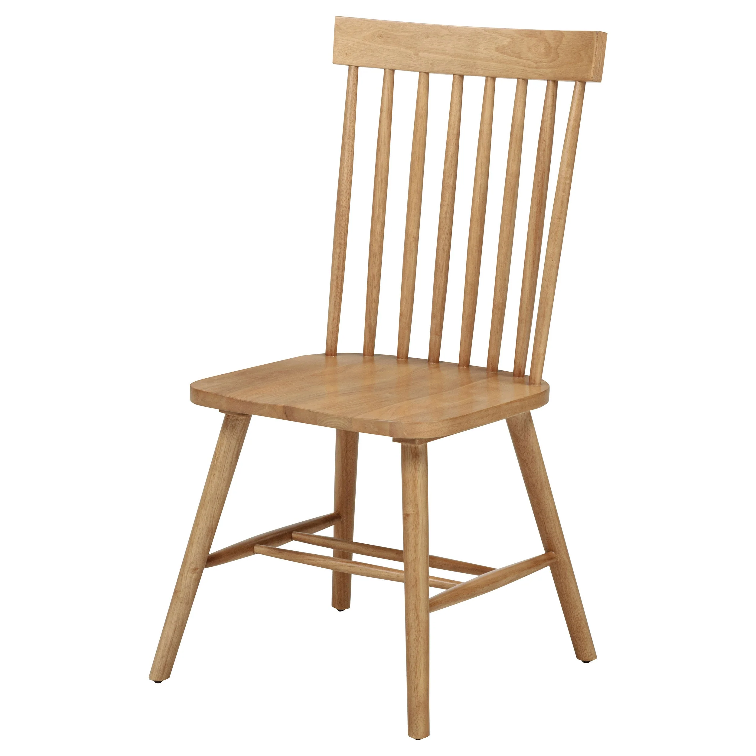 Andrews Light Ash Windsor Spindle Back Dining Side Chair (Set of 2) - Image 5
