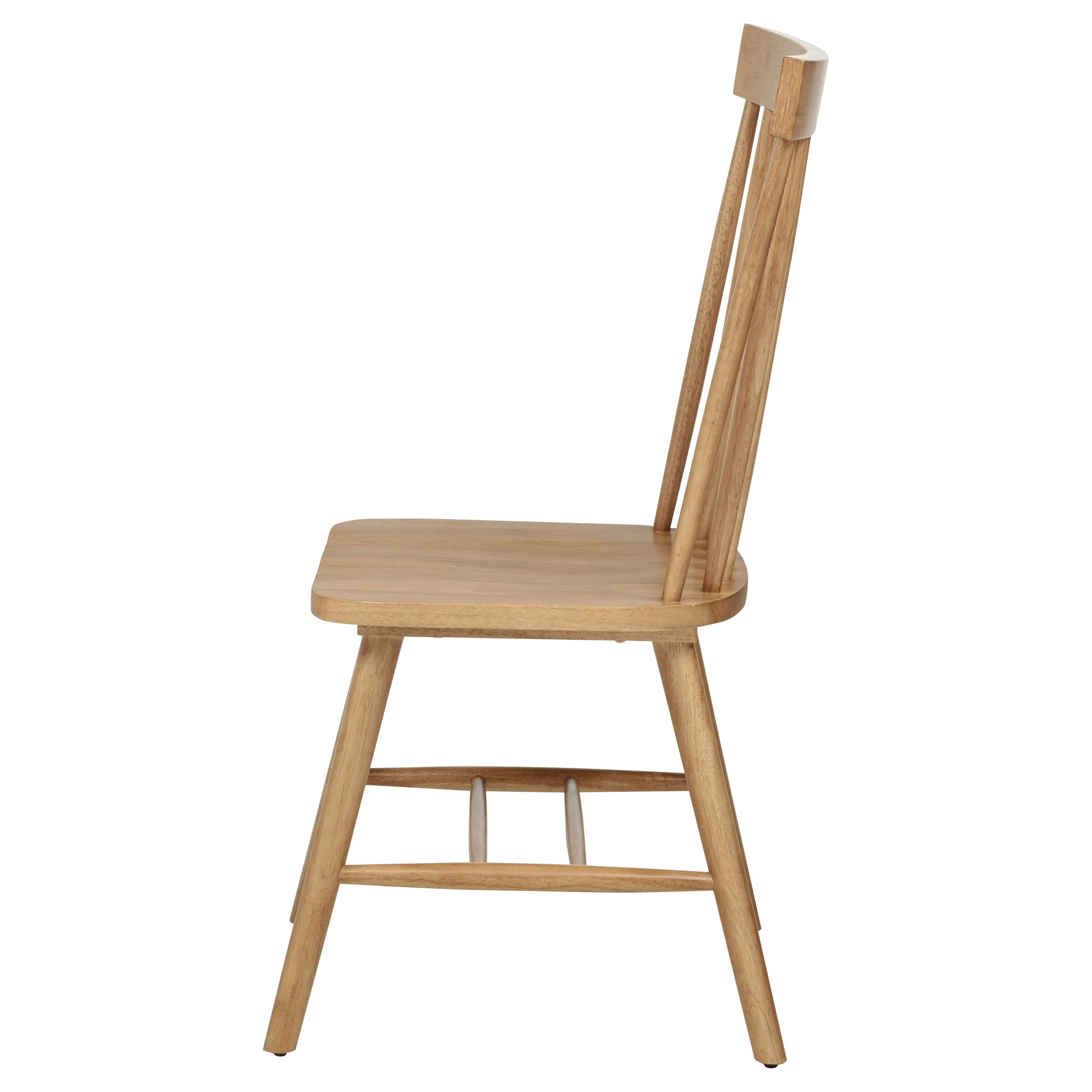 Andrews Light Ash Windsor Spindle Back Dining Side Chair (Set of 2) - Image 6