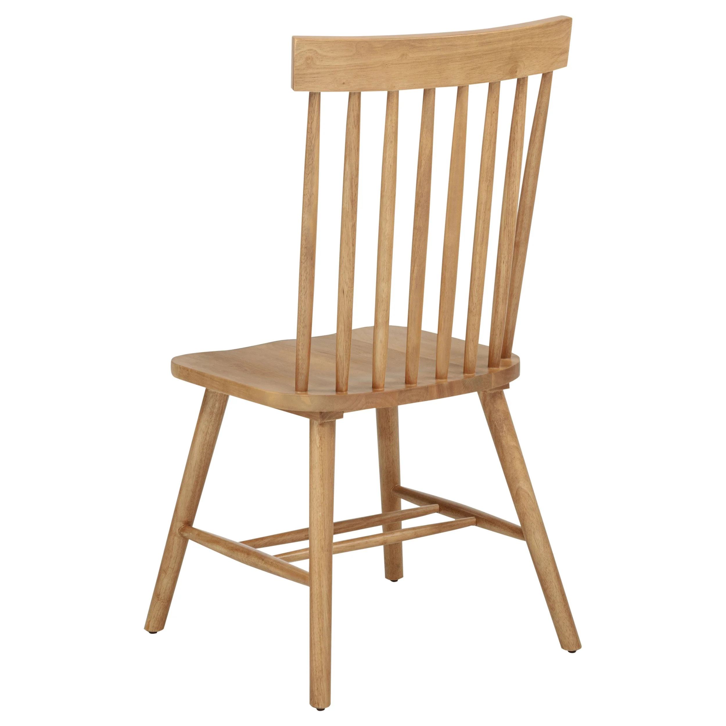 Andrews Light Ash Windsor Spindle Back Dining Side Chair (Set of 2) - Image 7