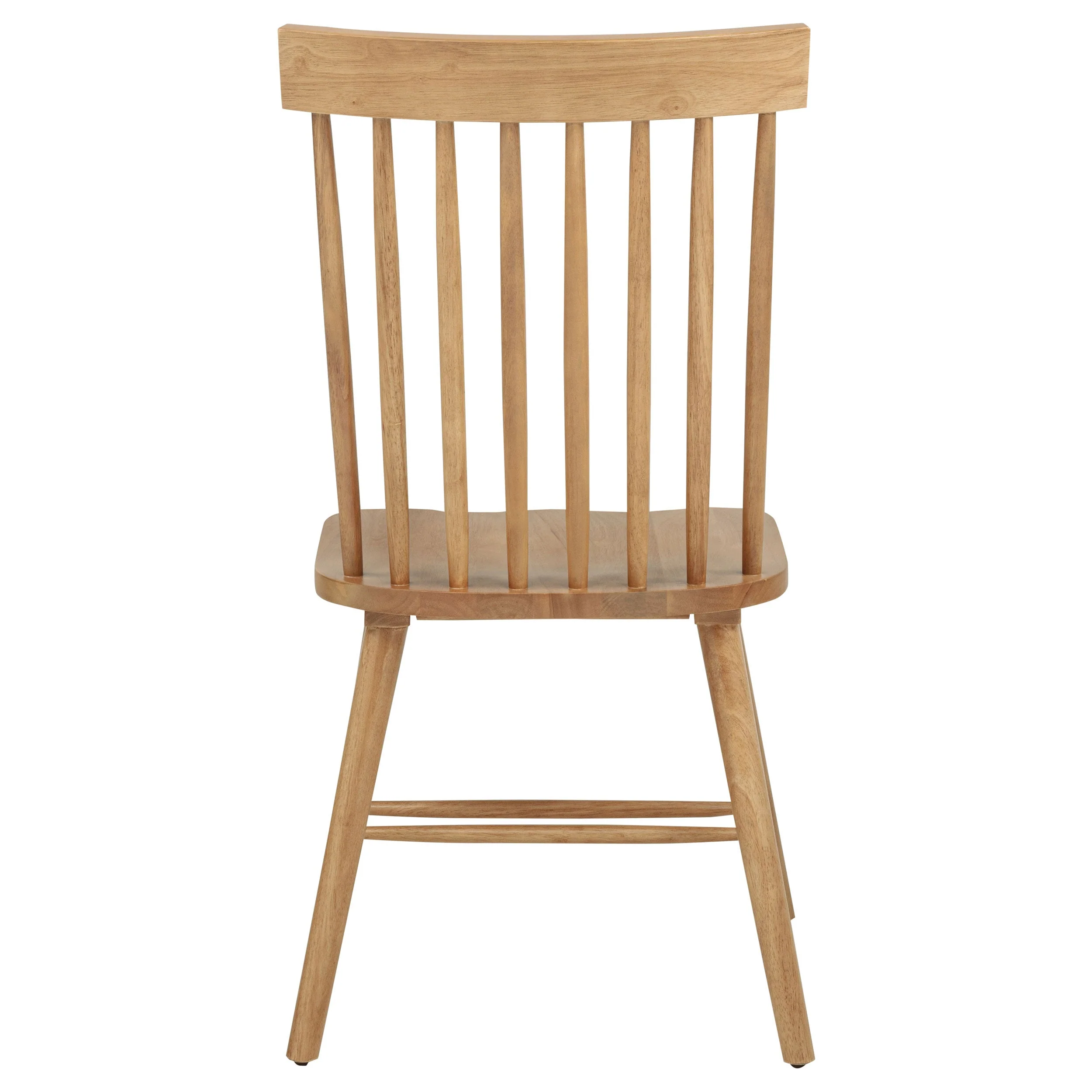 Andrews Light Ash Windsor Spindle Back Dining Side Chair (Set of 2) - Image 8