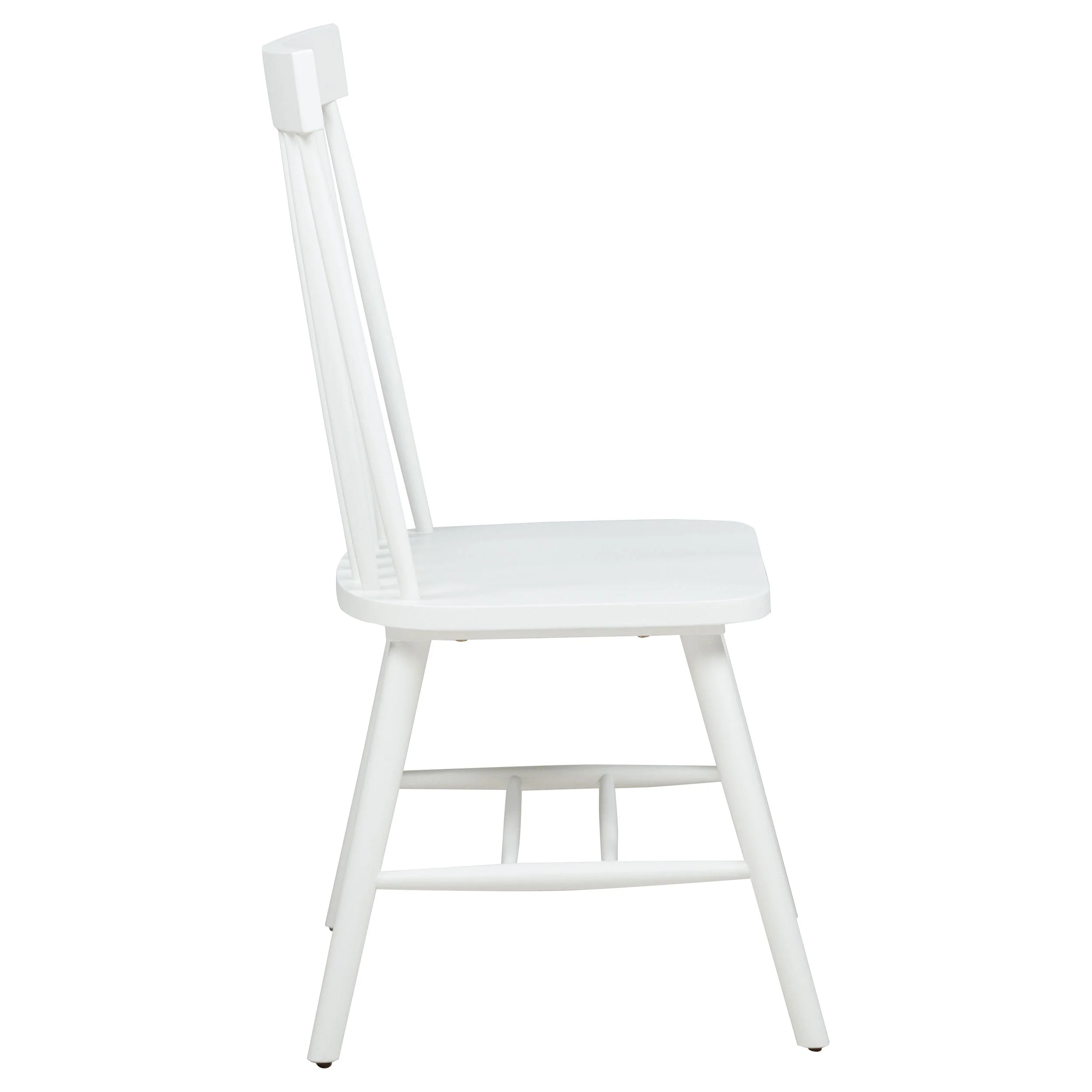 Andrews White Windsor Spindle Back Dining Side Chair (Set of 2) - Image 10