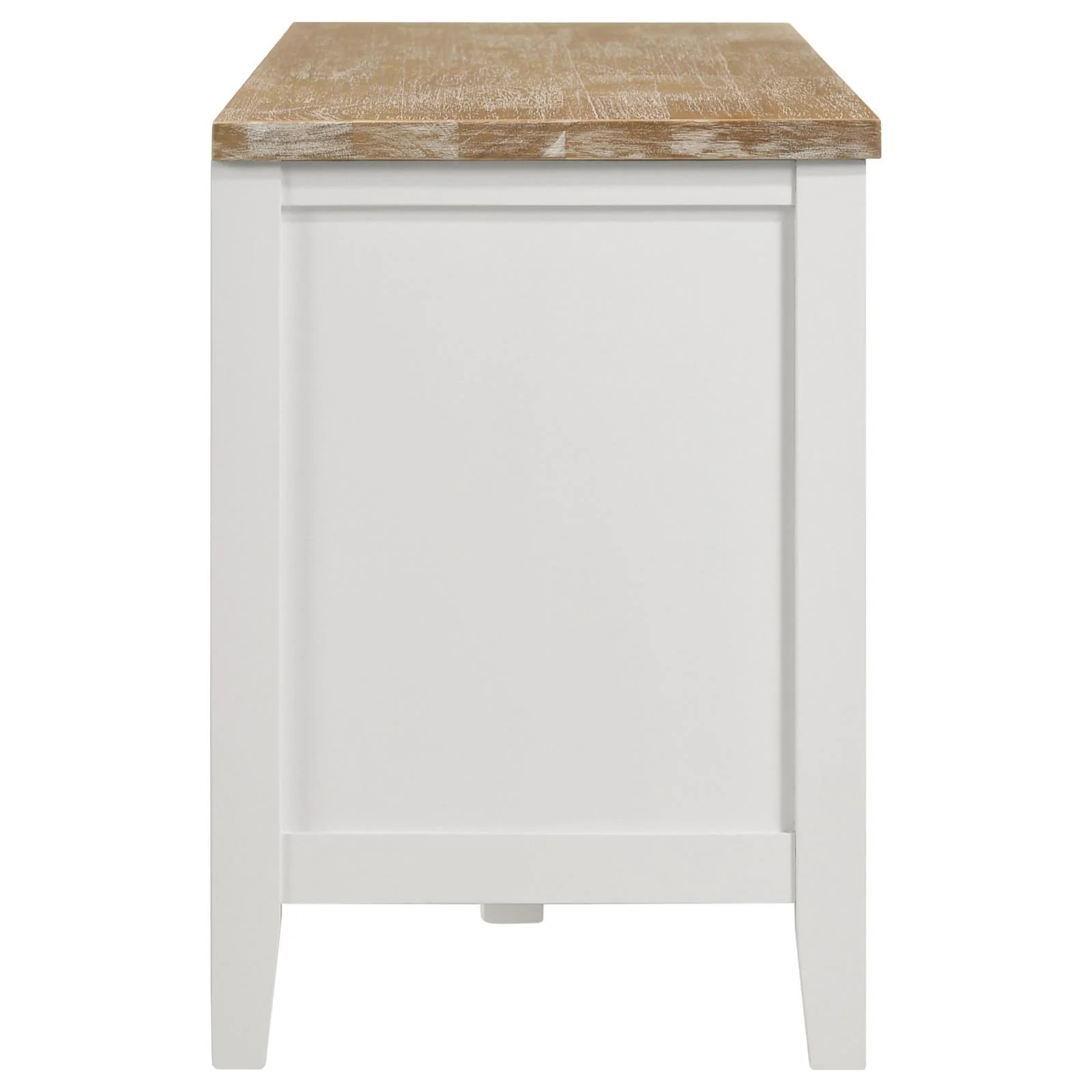 Angela Brown and White 2-door Wooden 67" TV Stand - Image 7