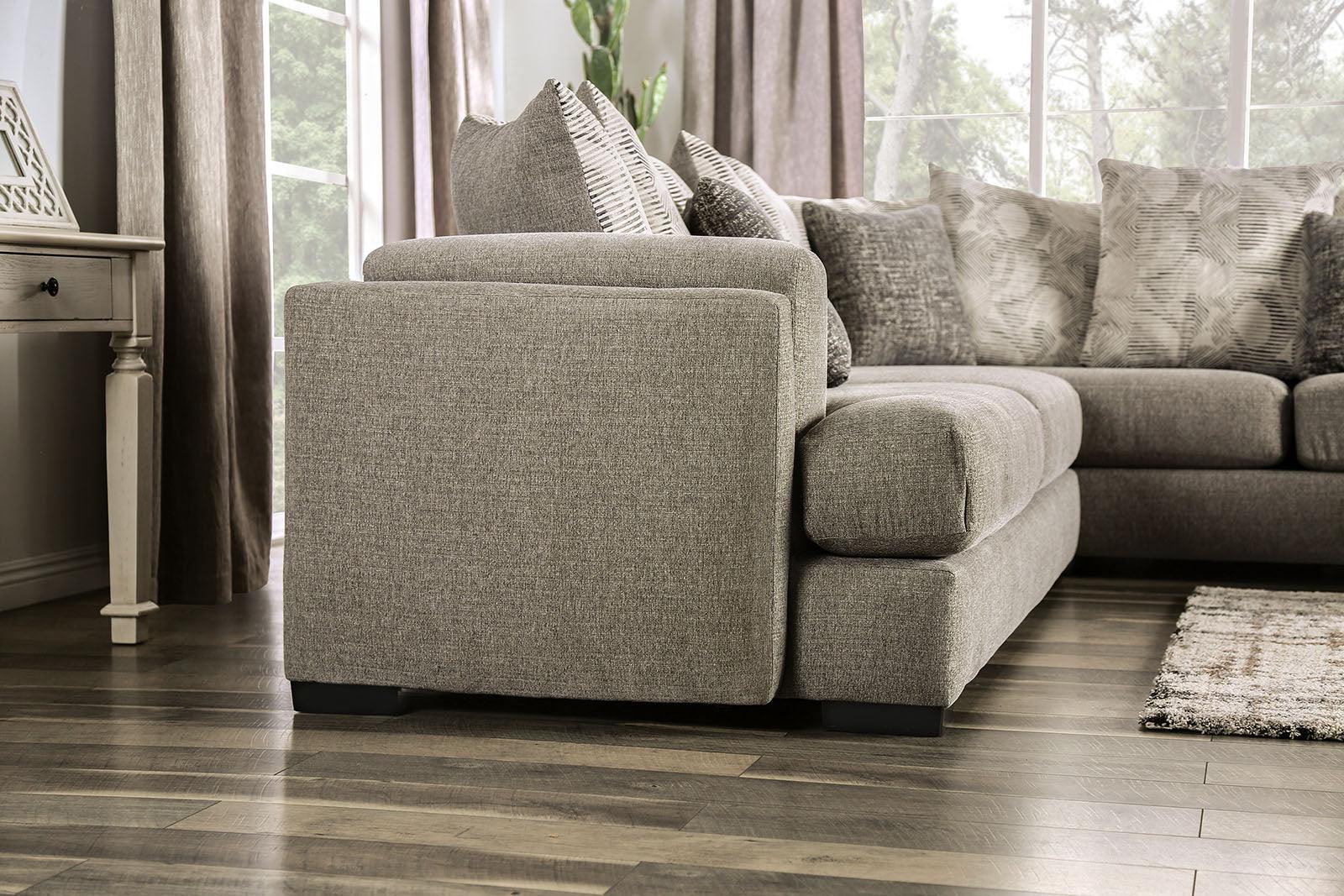 Angelia Light Gray Sectional - Image 2