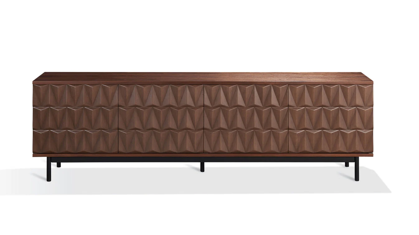 Annie Walnut TV Console - Image 2