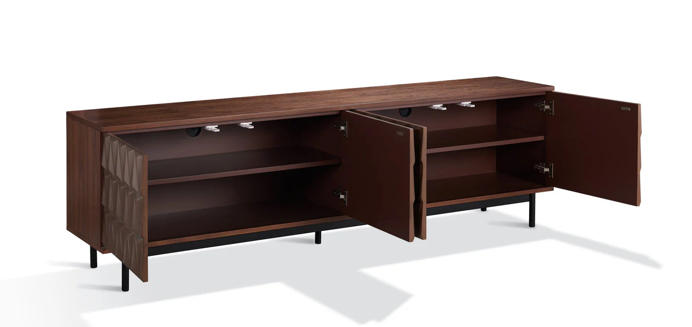 Annie Walnut TV Console - Image 3