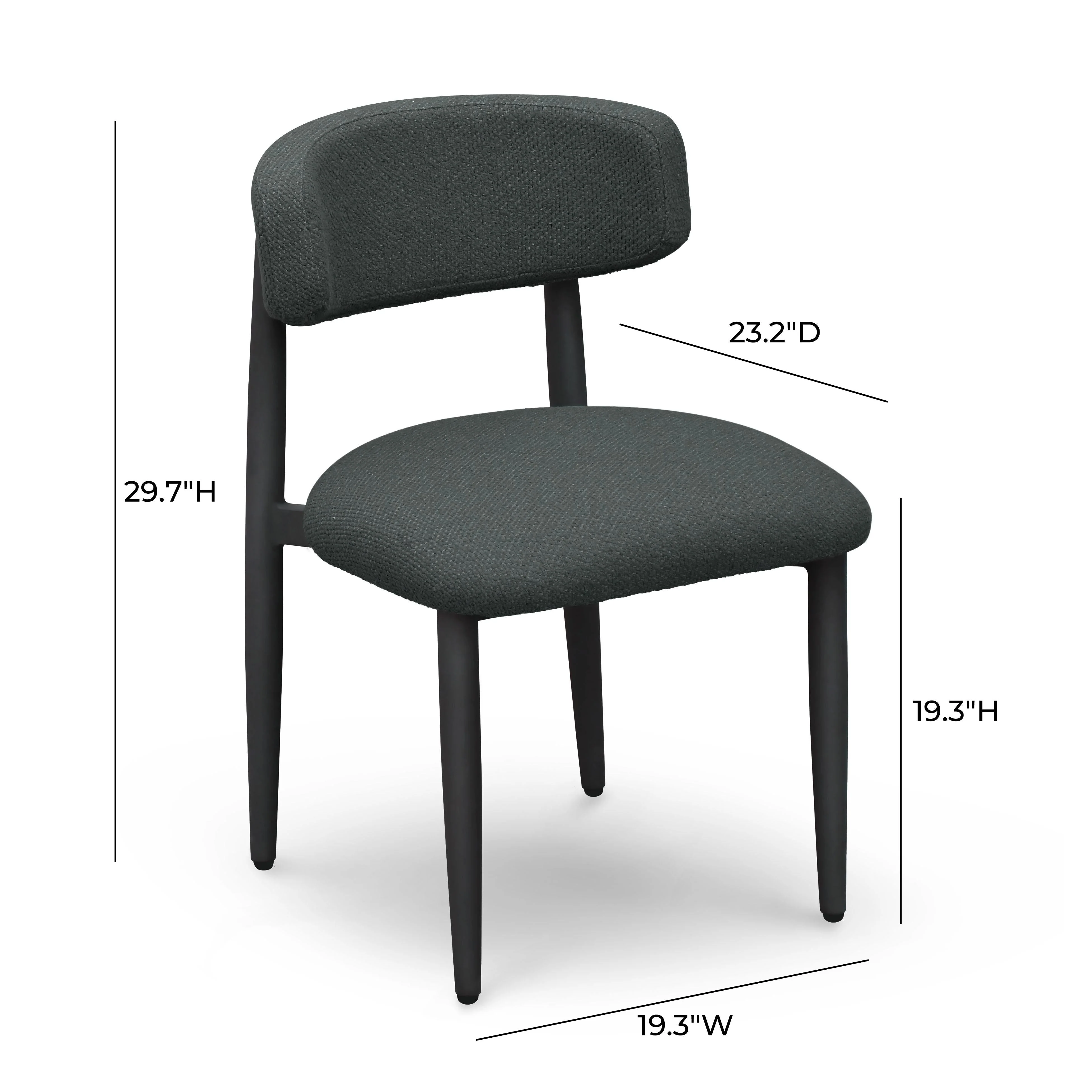 Annika Textured Outdoor Dining Side Chair - Image 15