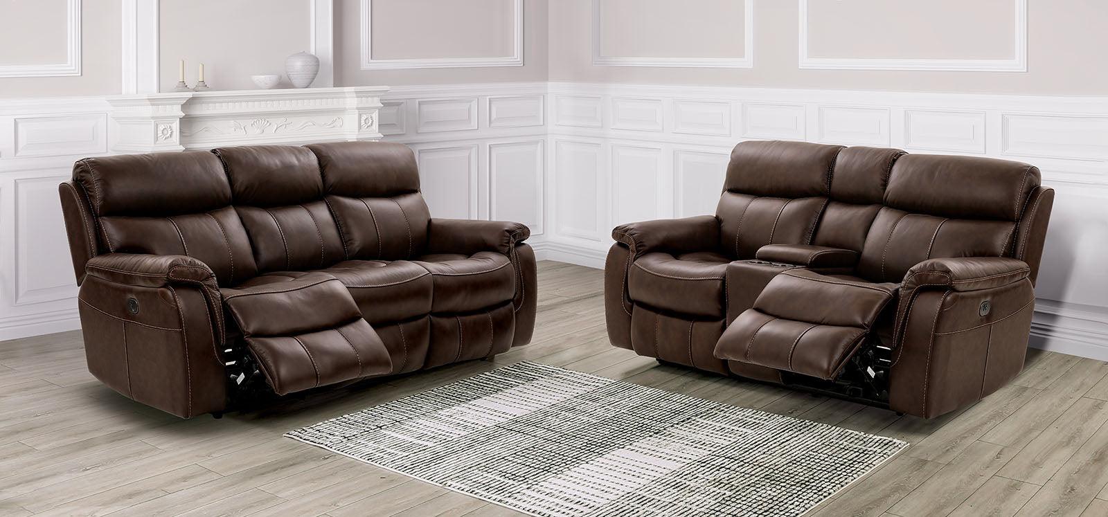 Antenor Brown Power Sofa - Image 2