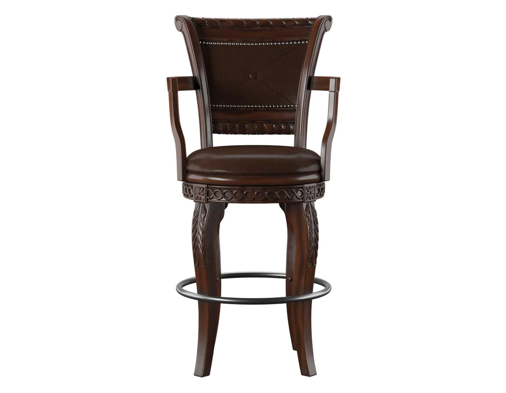 Antoinette 30″ Bar Stool,Swivel, Set of 2 - Image 3
