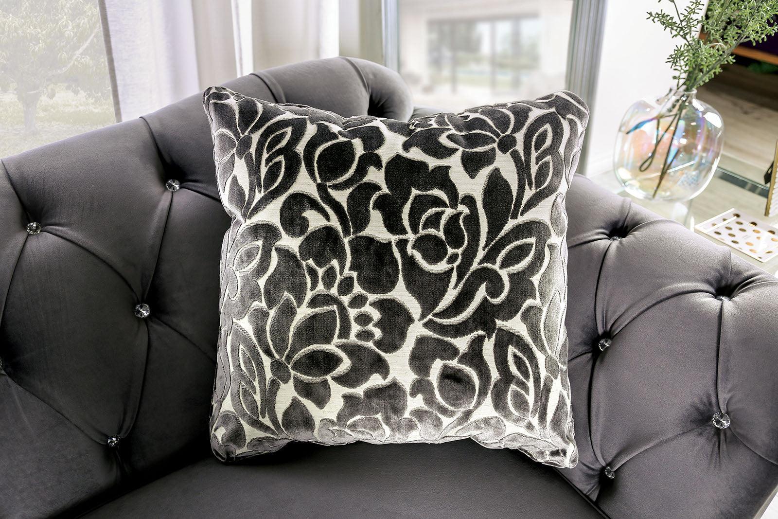 Antoinette Gray Sofa - Image 3