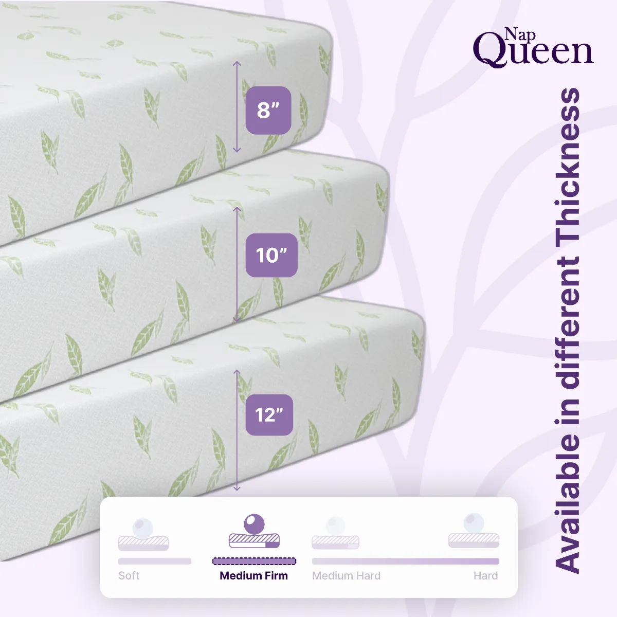 Anula Green Tea Infused Memory Foam Mattress - Image 4