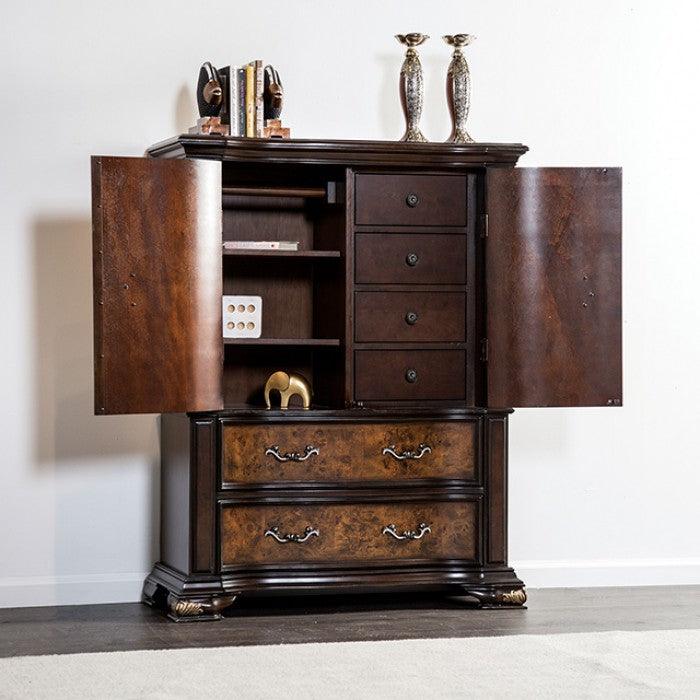 Aquilina Dark Cherry/Oak Chest - Image 2