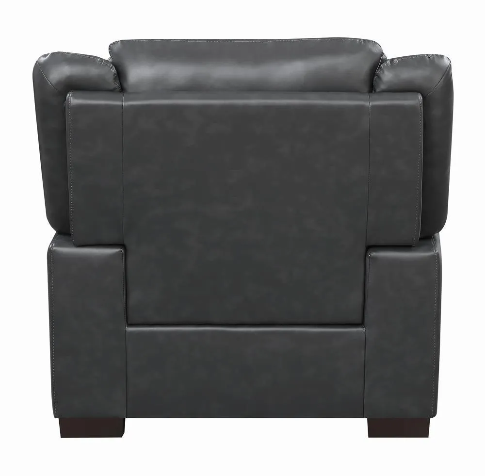 Arabella Gray Pillow Top Upholstered Chair - Image 5