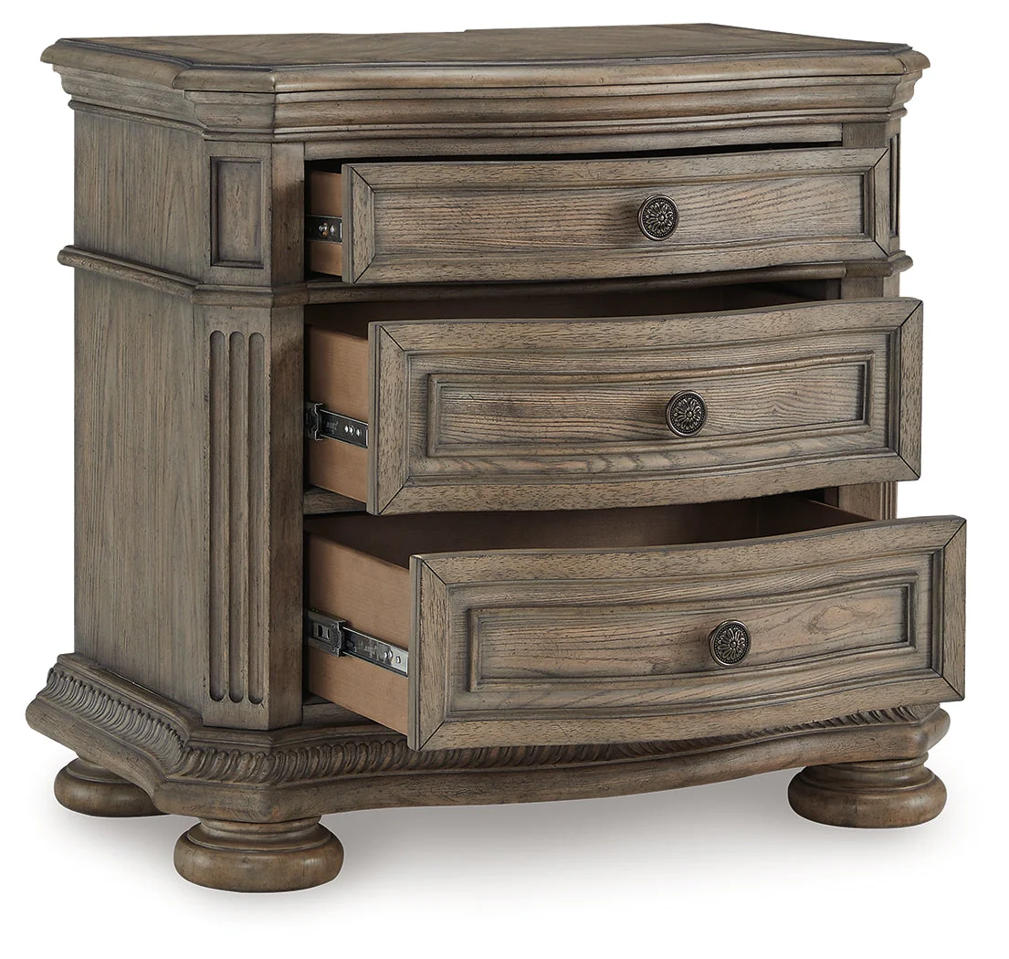 Ardenfield Light Brown Upholstered Sleigh Bedroom Set - Image 8