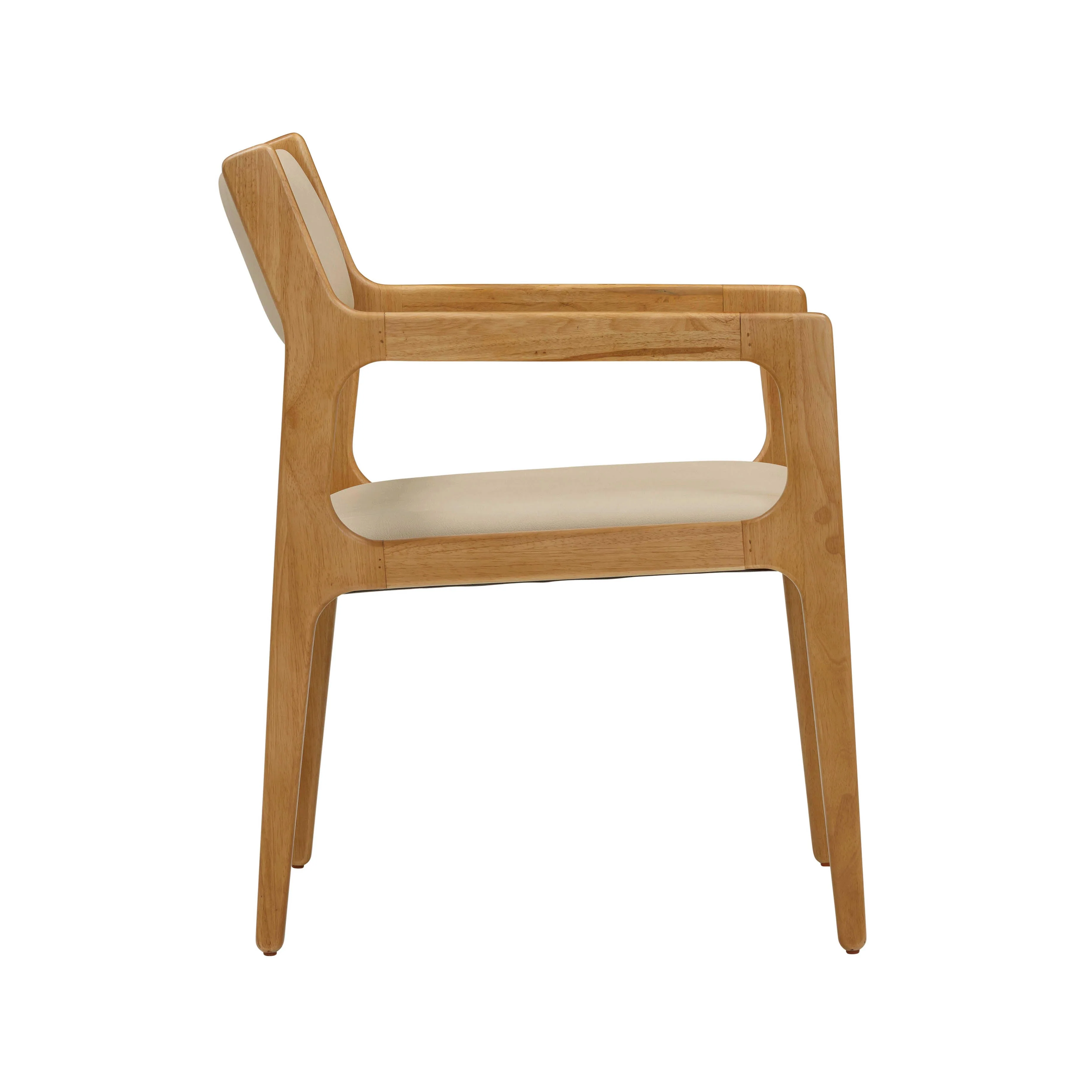 Ari Cream Performance Vegan Leather Dining Chair - Set of 2 - Image 6