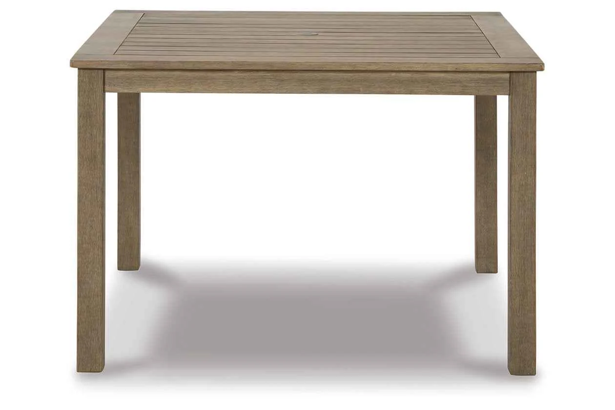 Aria Plains Brown Outdoor Dining Table - Image 3
