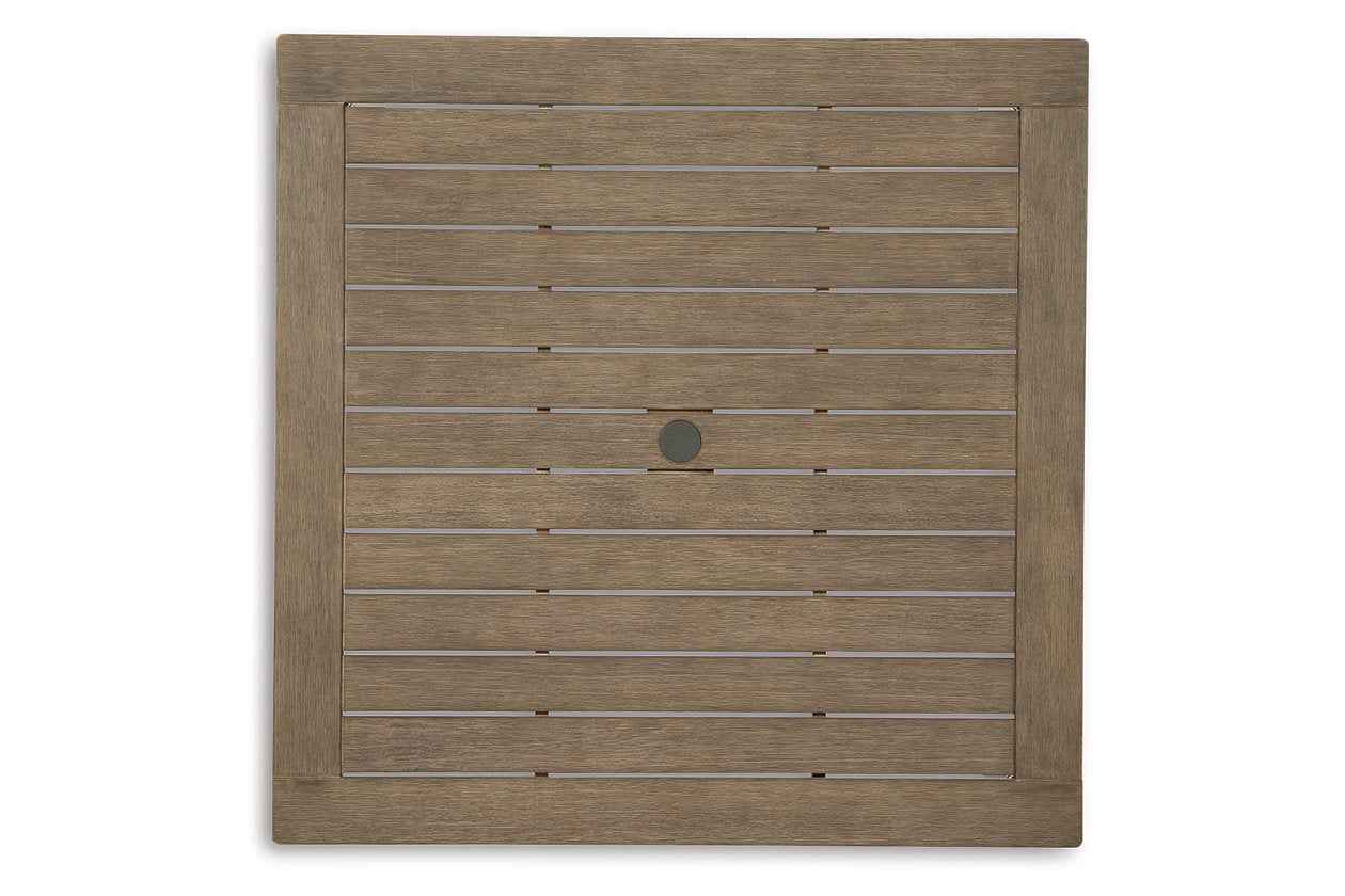 Aria Plains Brown Outdoor Dining Table - Image 4