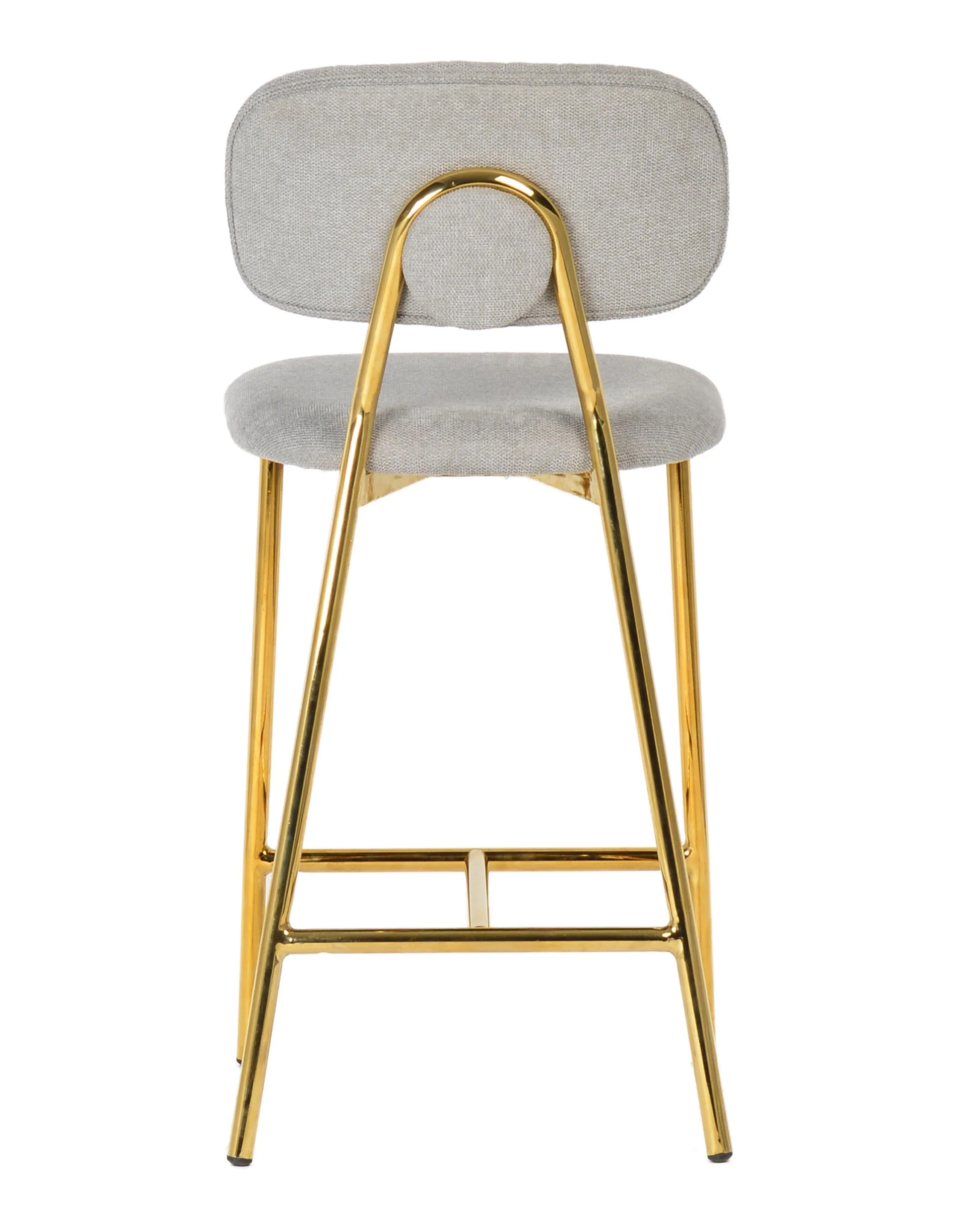 Ariana Grey Counter Stool with Gold Legs - Set of 2 - Image 7