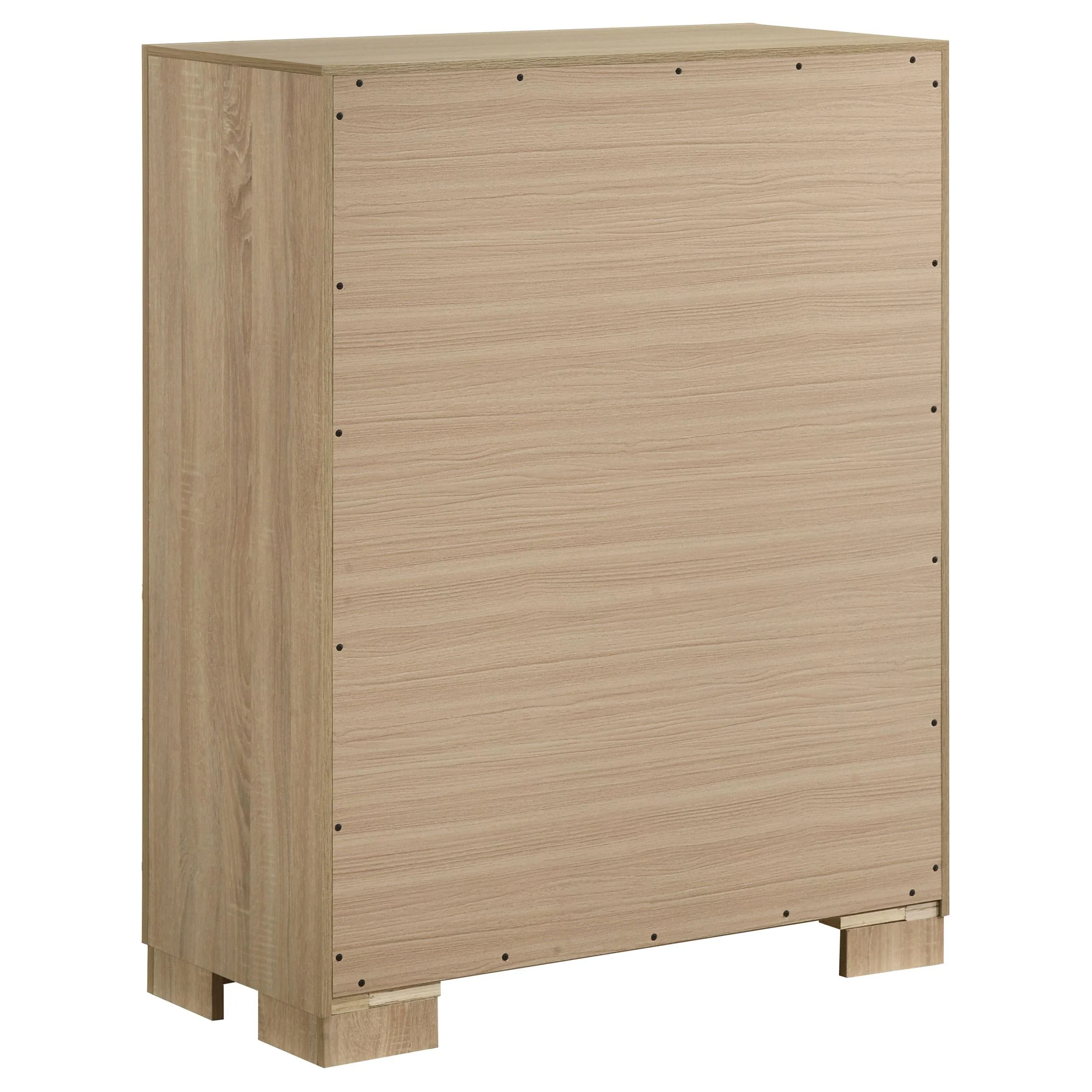 Arielle Light Oak 4-Drawer Bedroom Chest of Drawers - Image 4
