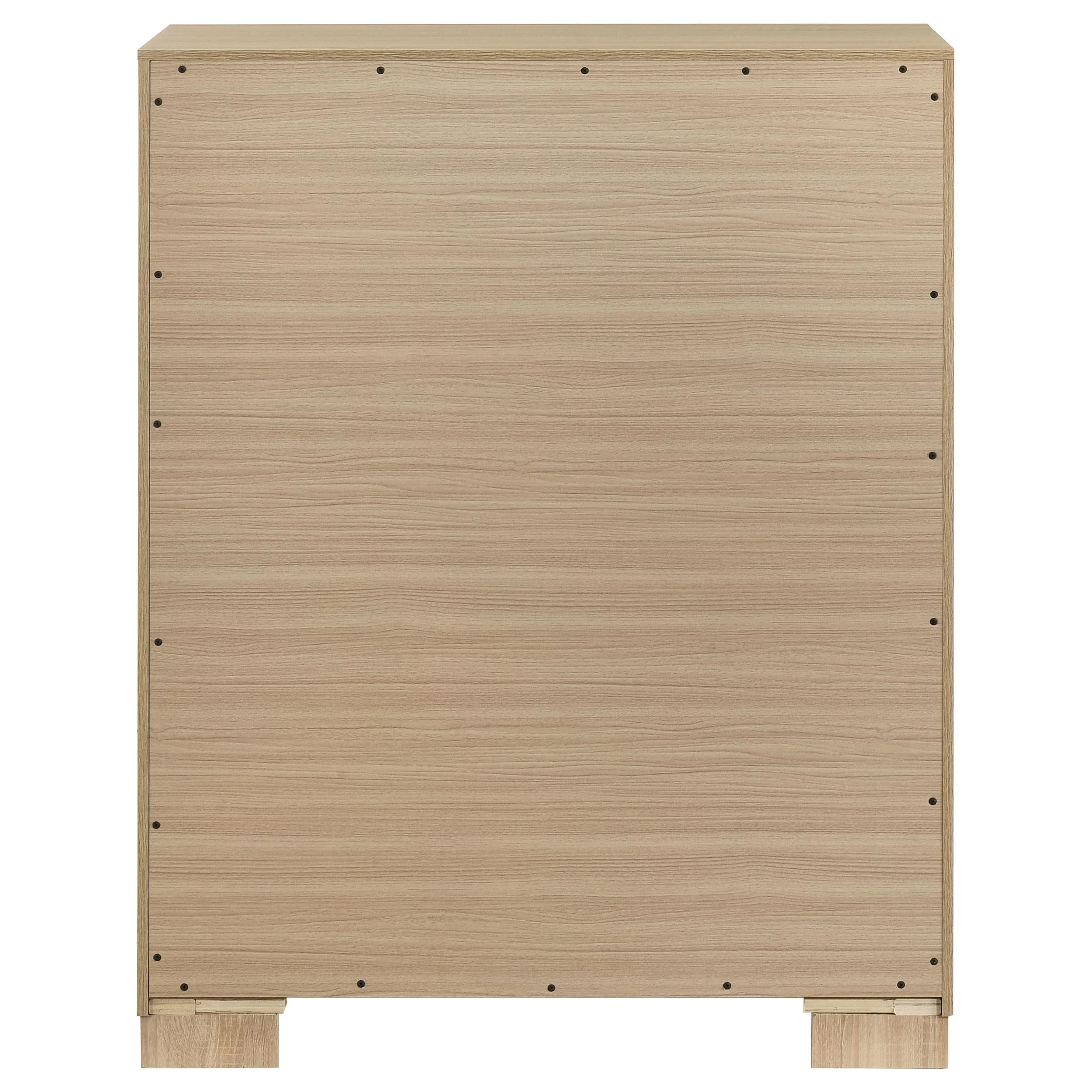 Arielle Light Oak 4-Drawer Bedroom Chest of Drawers - Image 5