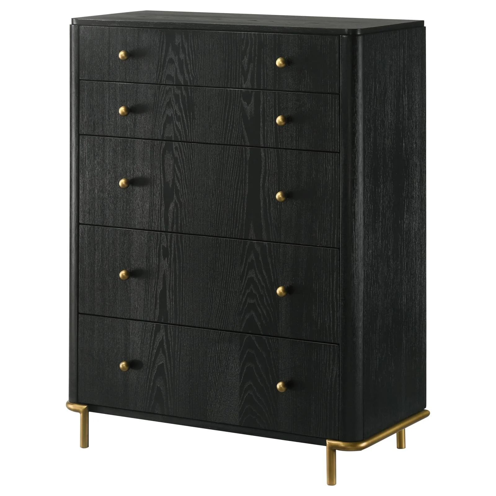 Arini 5-drawer Bedroom Chest Black - Image 4