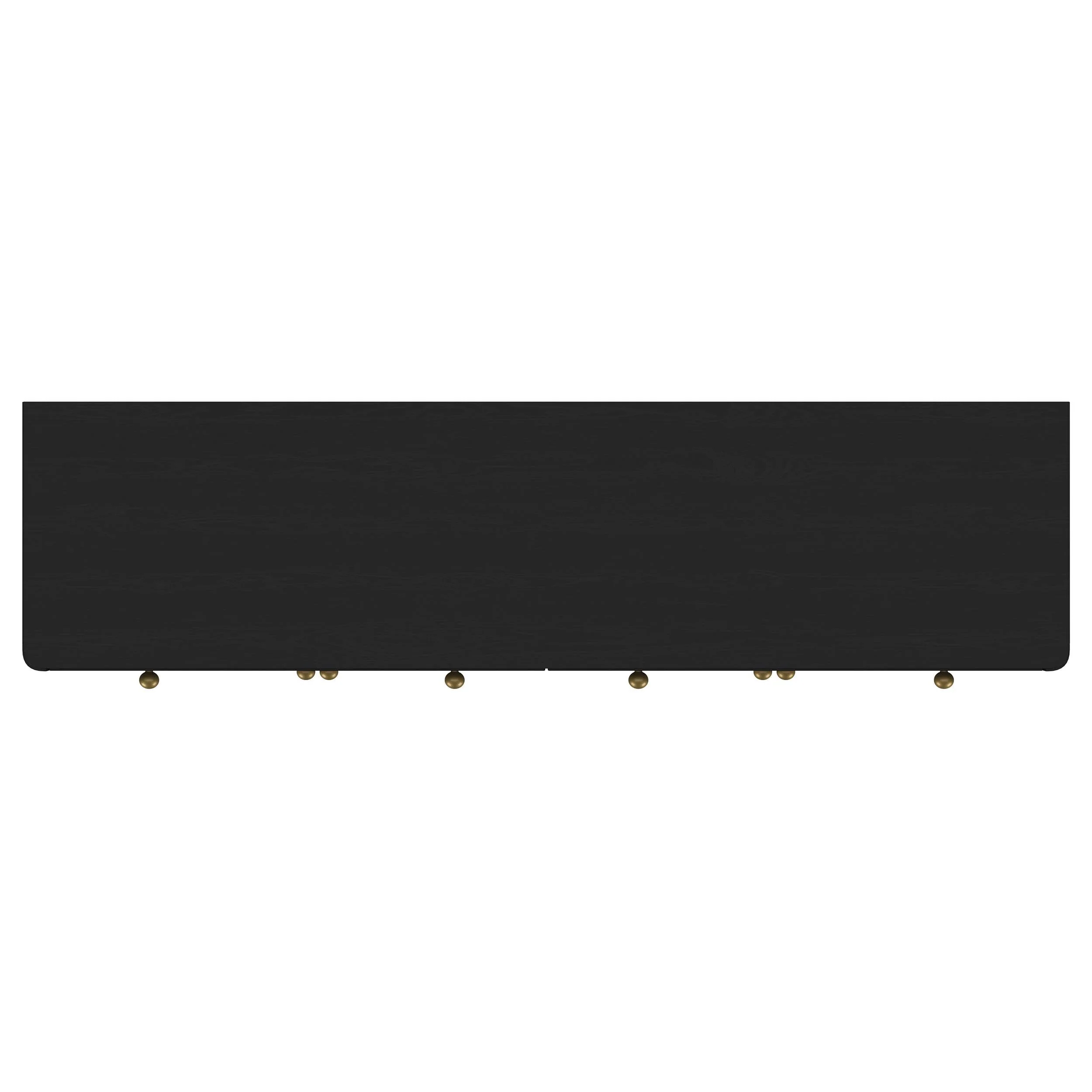 Arini Black 2-Drawer Cane Door Dining Sideboard Server - Image 11