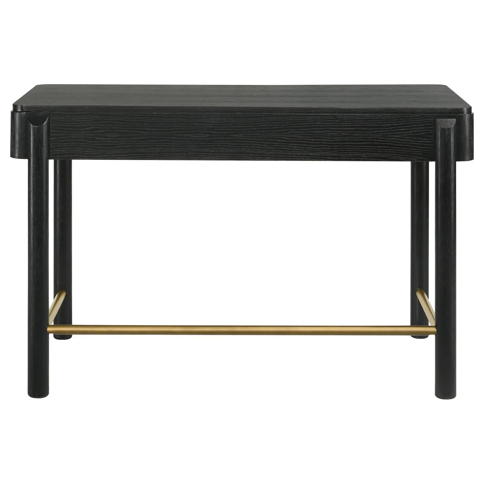 Arini Black 2-drawer Vanity Desk Makeup Table Black - Image 7