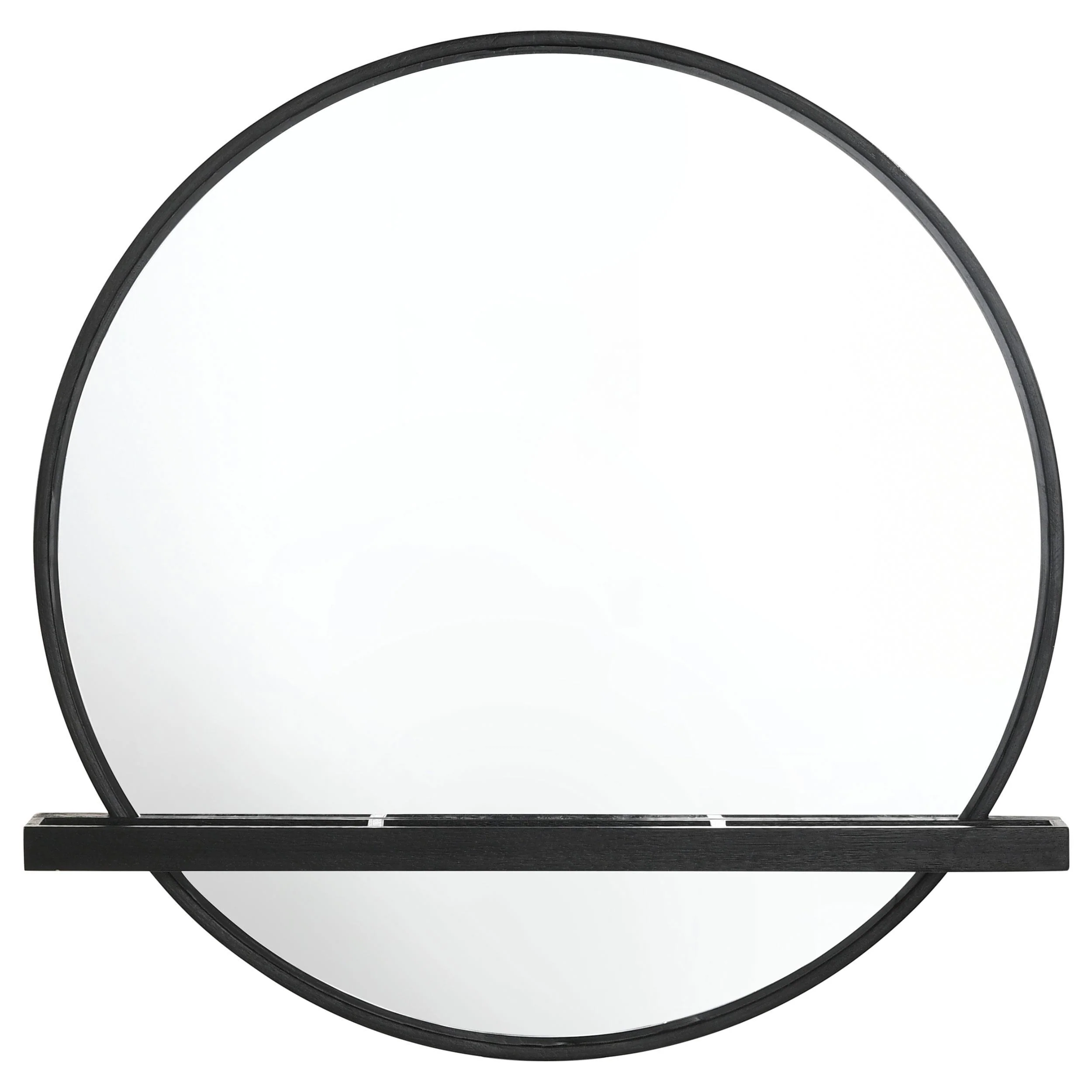 Arini Black 2-piece Makeup Vanity Table and Mirror Set - Image 6