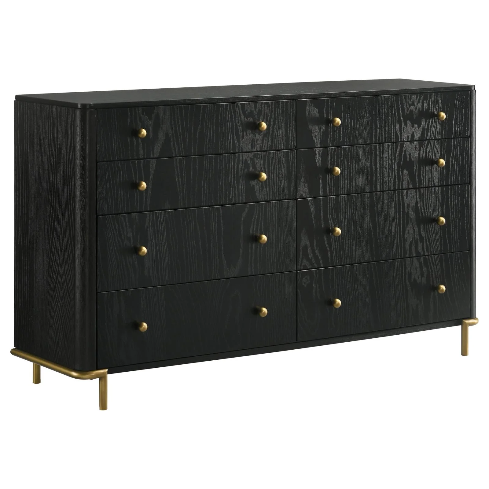 Arini Black/Natural 5-Piece Eastern King Bedroom Set - Image 8