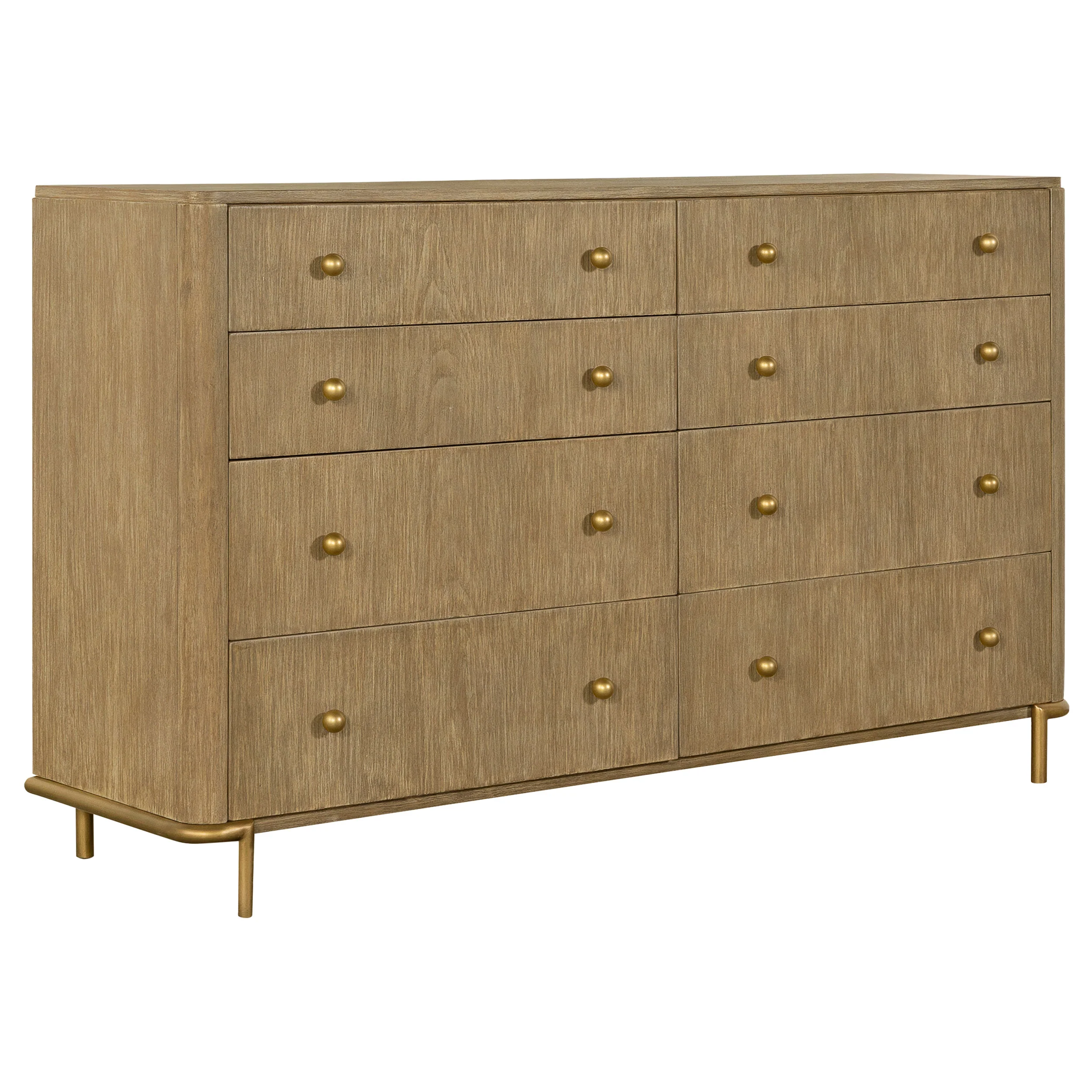 Arini Cream and Sand Wash 5-Piece Eastern King Bedroom Set - Image 7