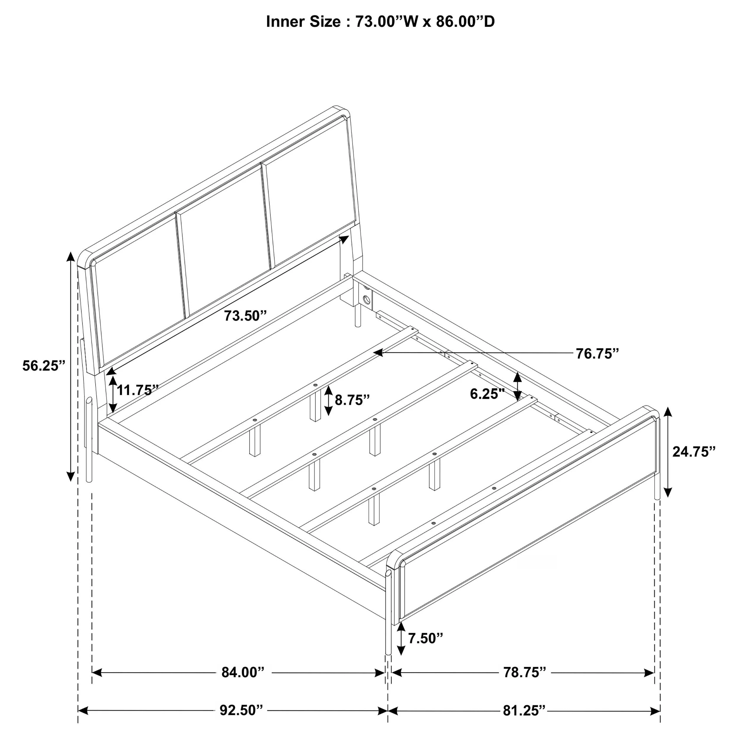 Arini Cream and Sand Wash California King Panel Bed - Image 9