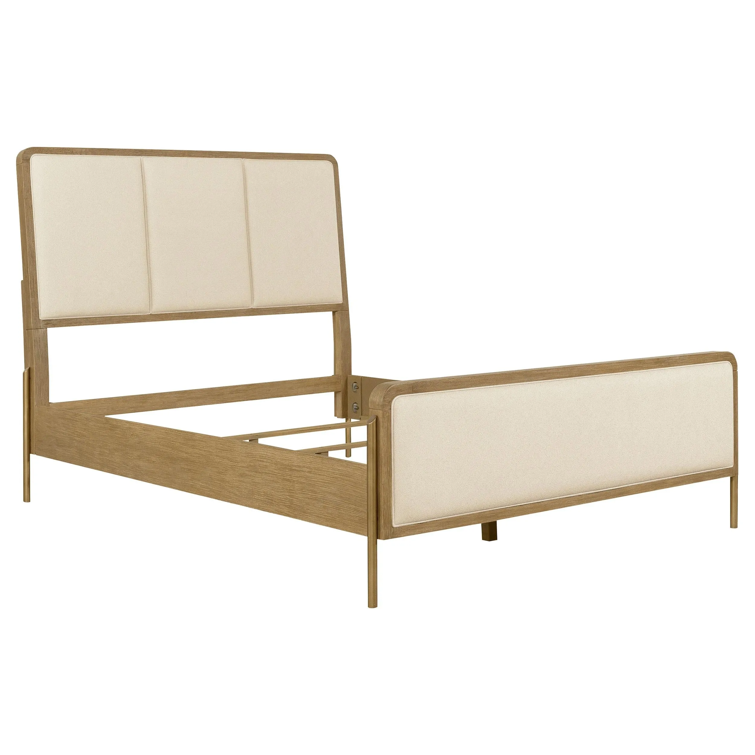 Arini Cream and Sand Wash Queen Panel Bed - Image 3