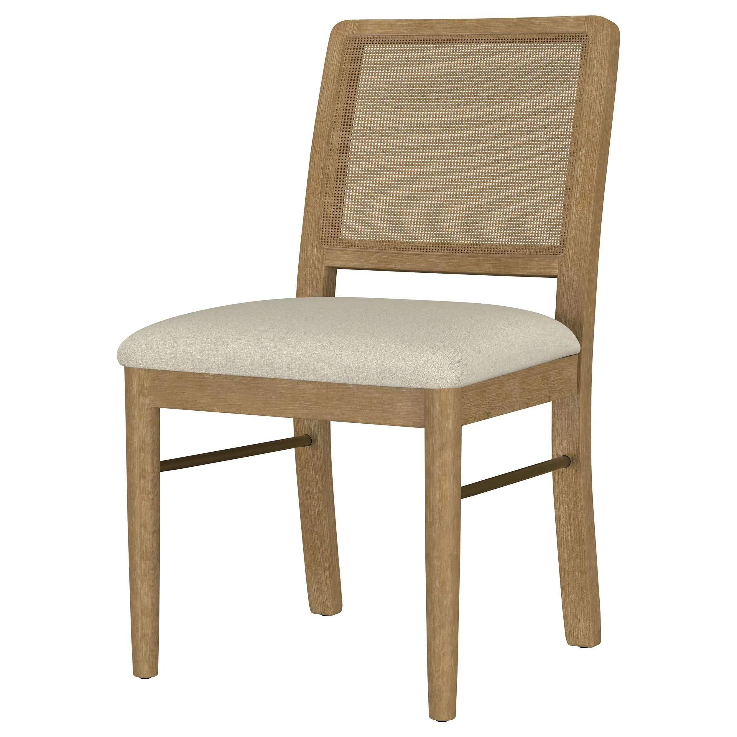 Arini Rattan Cane Dining Side Chair Sand Wash, Set of 2 - Image 4