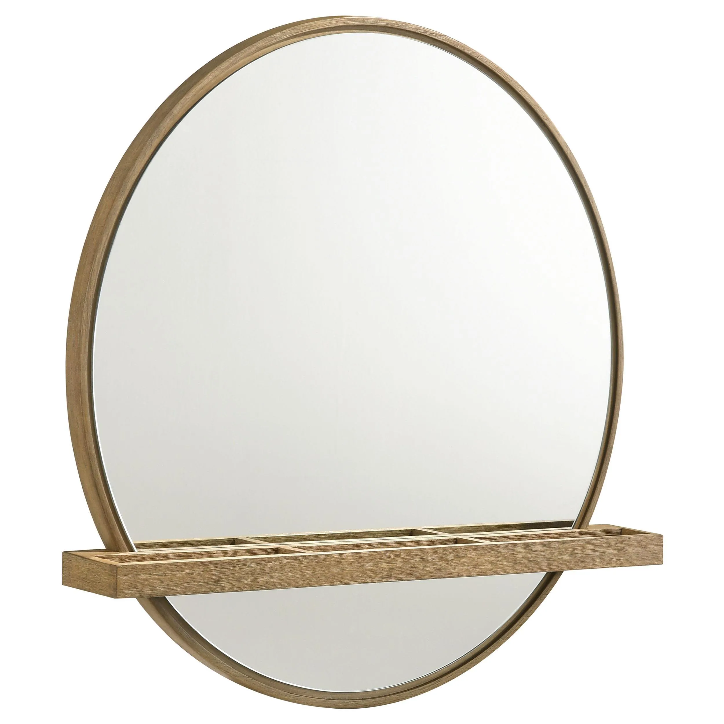 Arini Sand Wash 2-piece Makeup Vanity Table and Mirror Set - Image 5