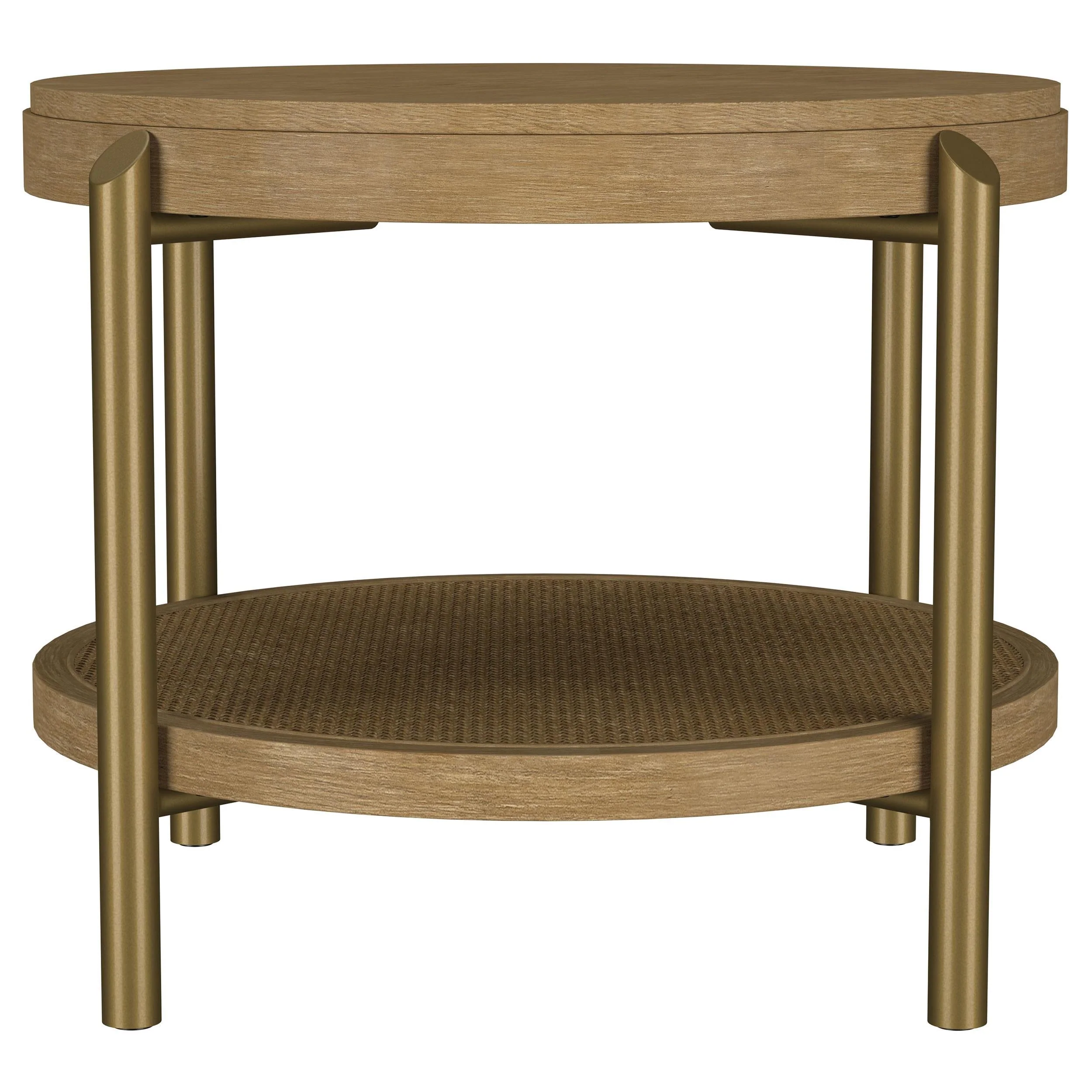 Arini Sand Wash 3-Piece Round Coffee and End Table Set - Image 3