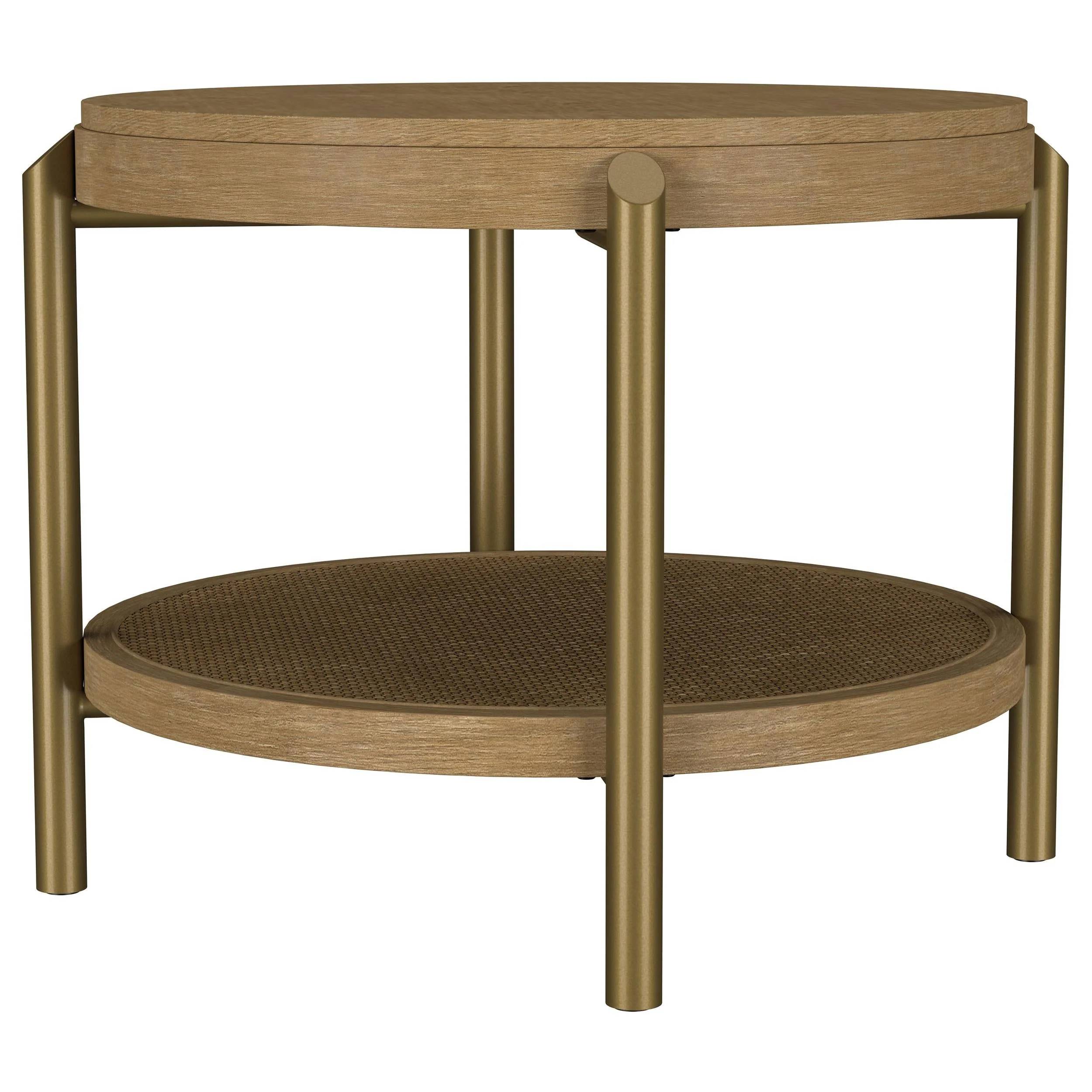 Arini Sand Wash 3-Piece Round Coffee and End Table Set - Image 4