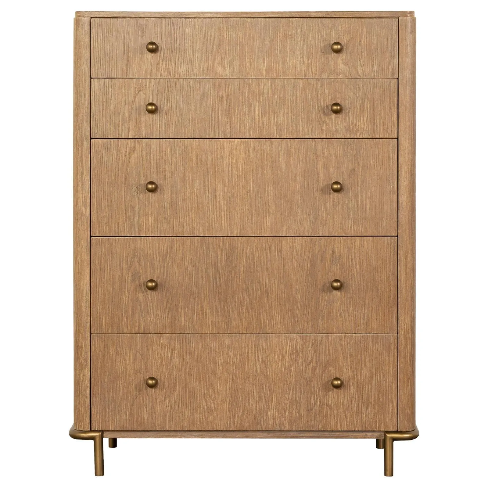 Arini Sand Wash 5-Drawer Chest - Image 2