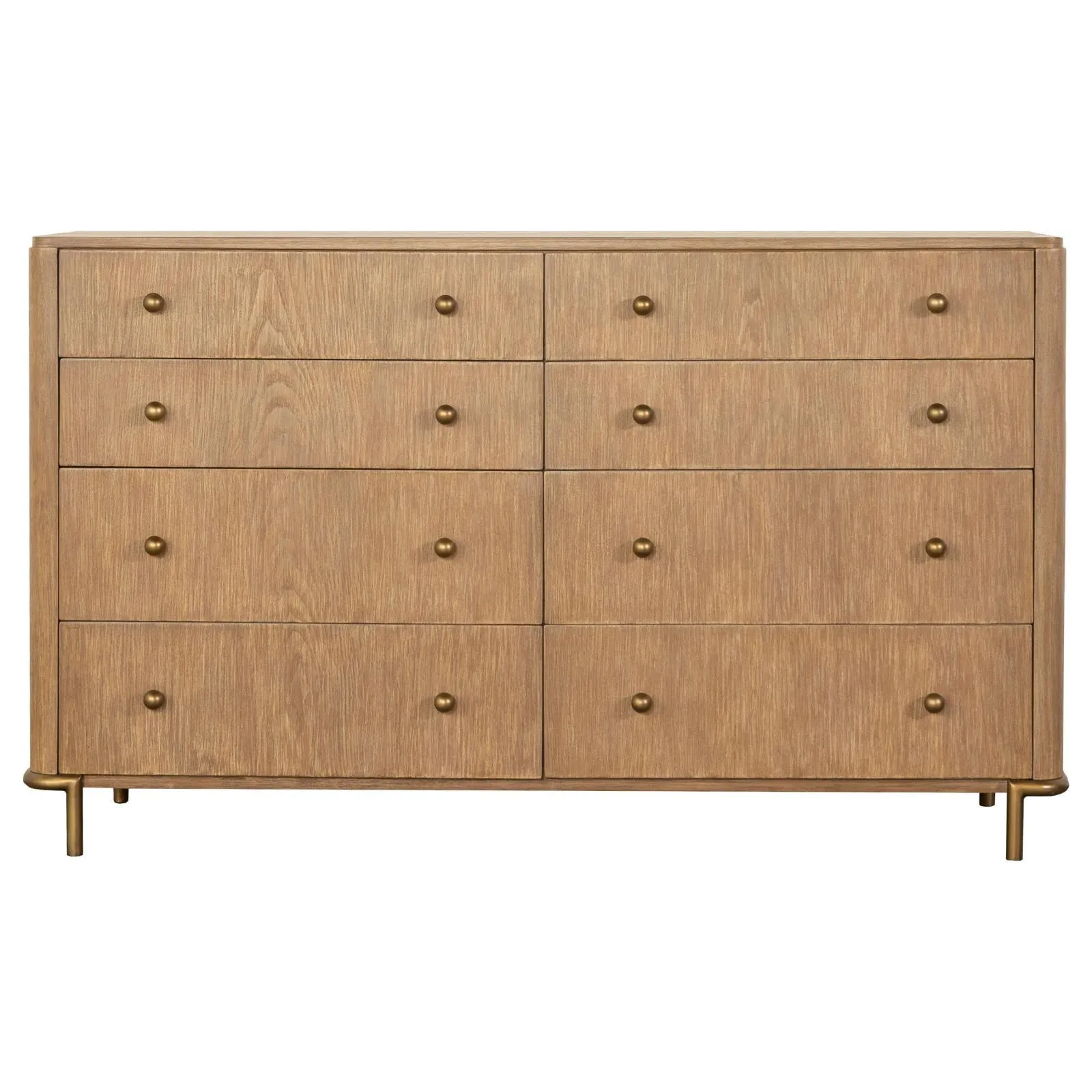 Arini Sand Wash 8-Drawer Dresser