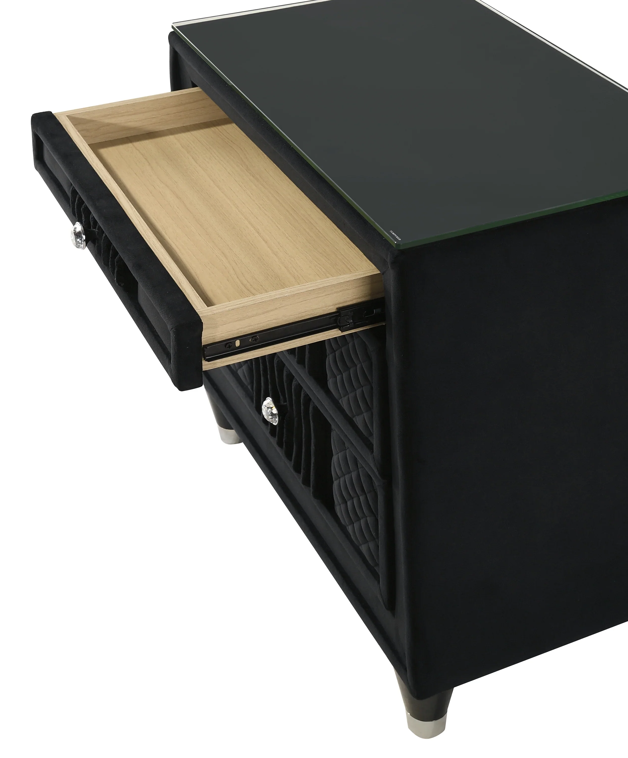 Armany Black Nightstand - Image 2