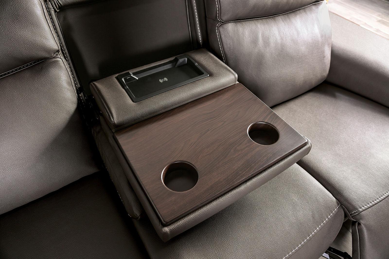 Artemia Gray Power Reclining Sofa - Image 3