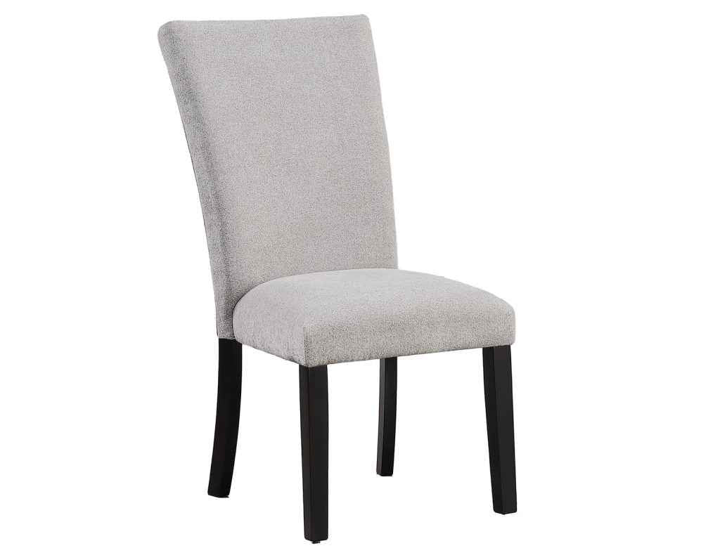 Artemis Gray Chenille Side Chair - Image 3
