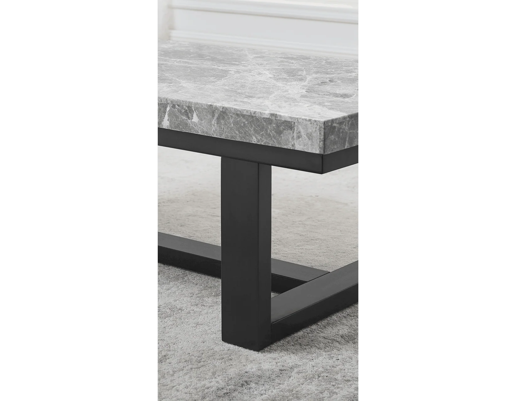 Artemis Gray Marble Top Cocktail Table - Image 5