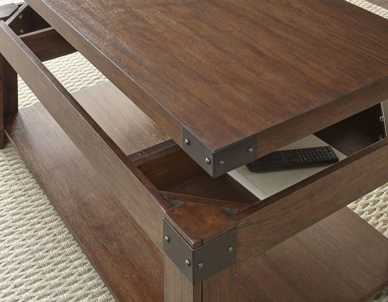 Arusha 3-Piece Lift-Top Set (Lift-Top Cocktail & 2 End Tables) - Image 12