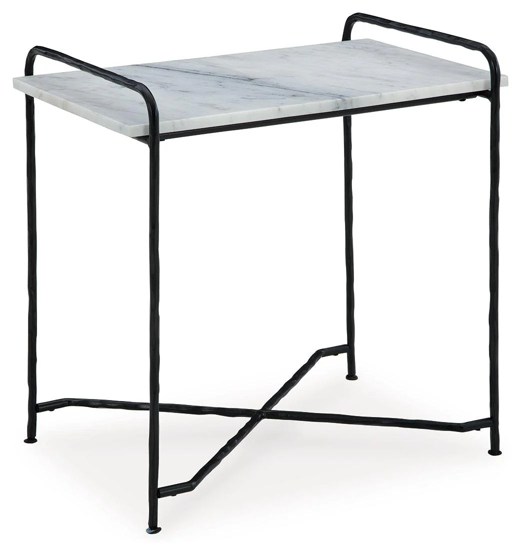 Ashber White/Black Accent Table - Image 3