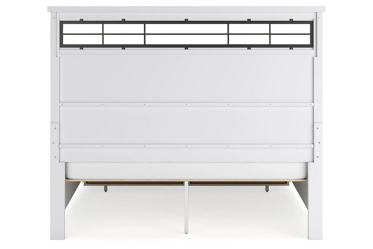 Ashbryn White/Natural California King Storage Platform Bed - Image 6