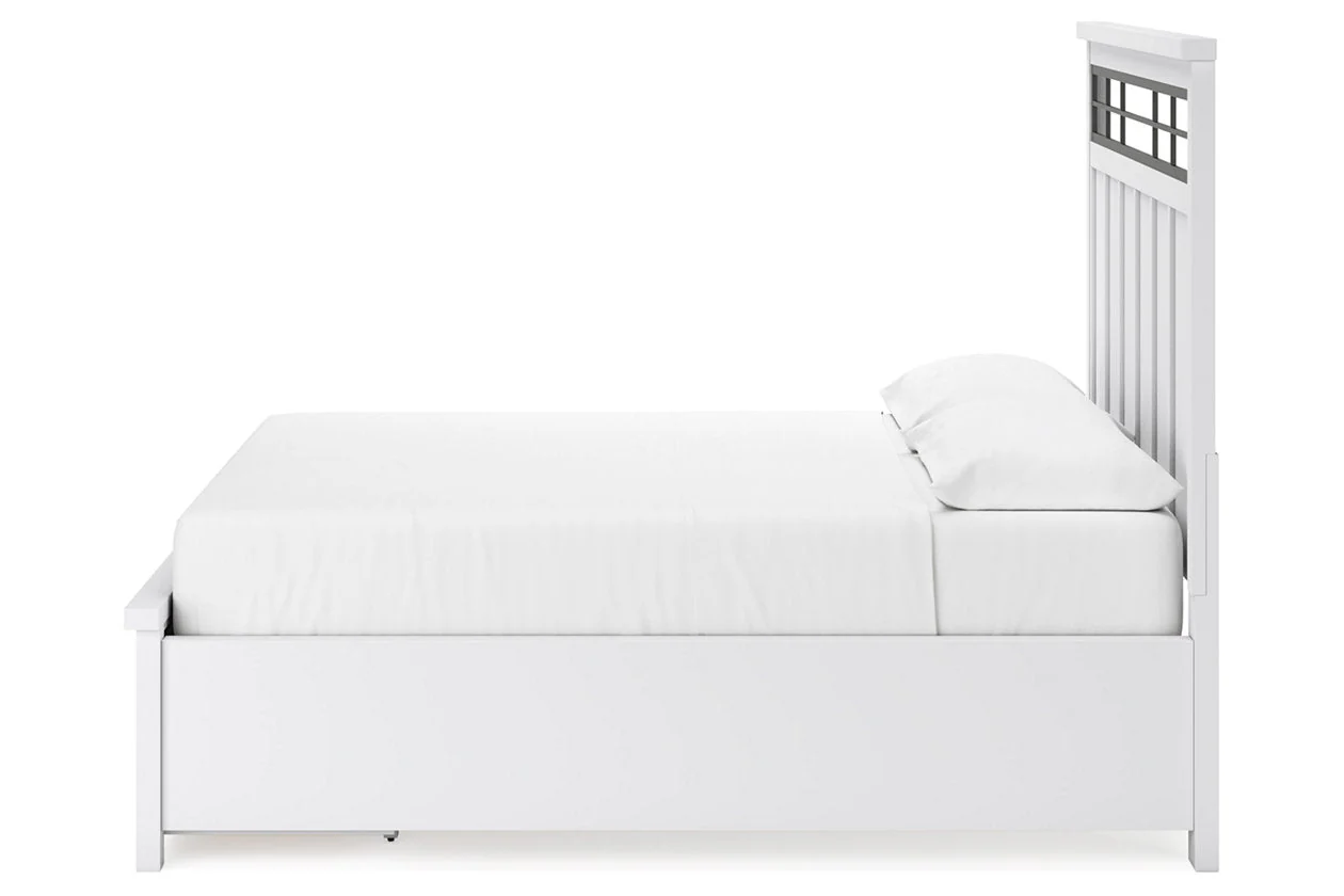 Ashbryn White/Natural California King Storage Platform Bed - Image 7