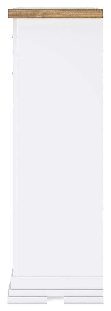 Ashbryn White/Natural Chest of Drawers - Image 6