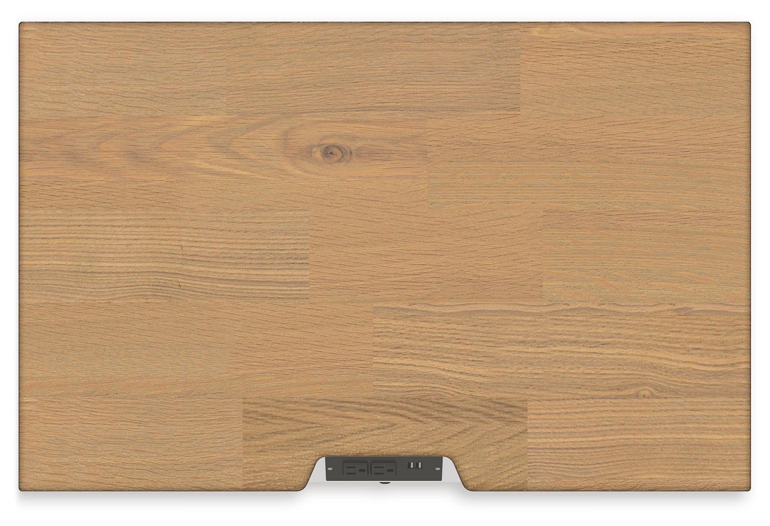 Ashbryn White/Natural Nightstand - Image 9