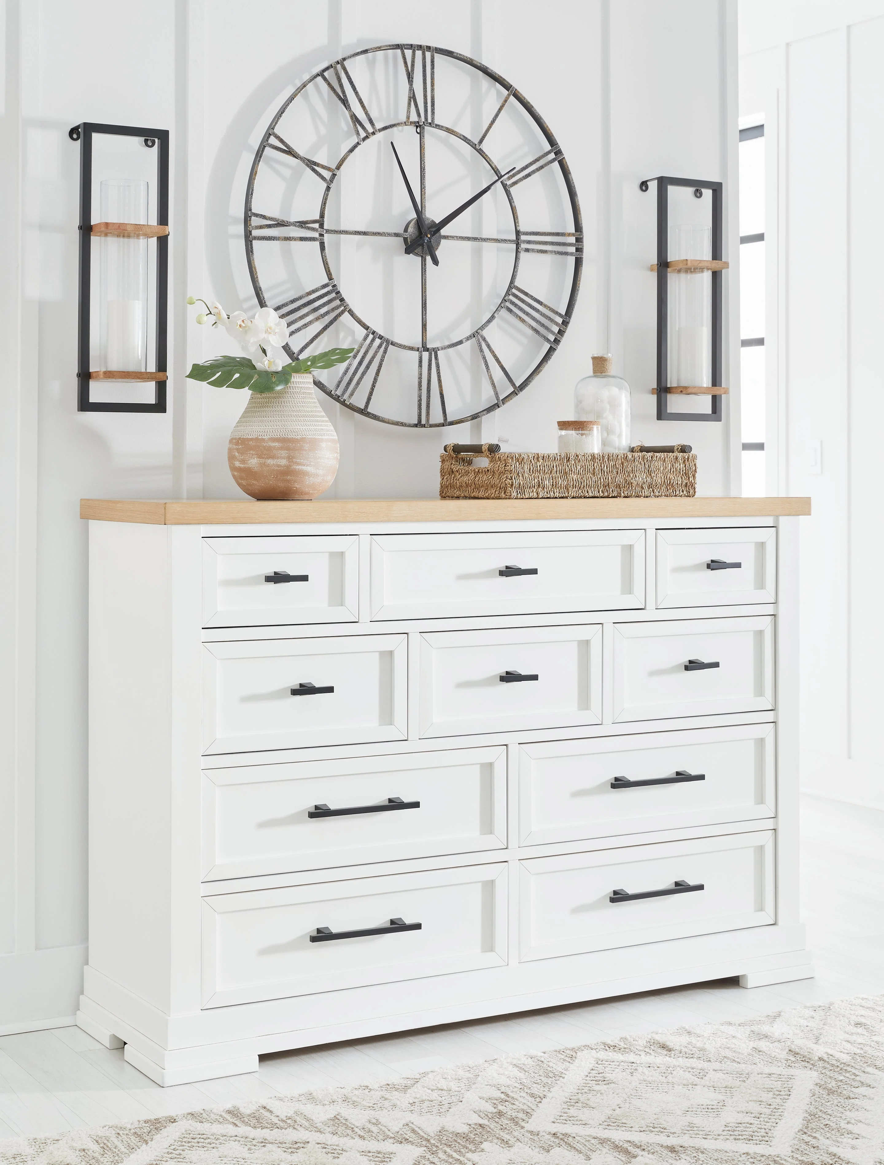 Ashbryn White/Natural Storage Platform Bedroom Set - Image 9